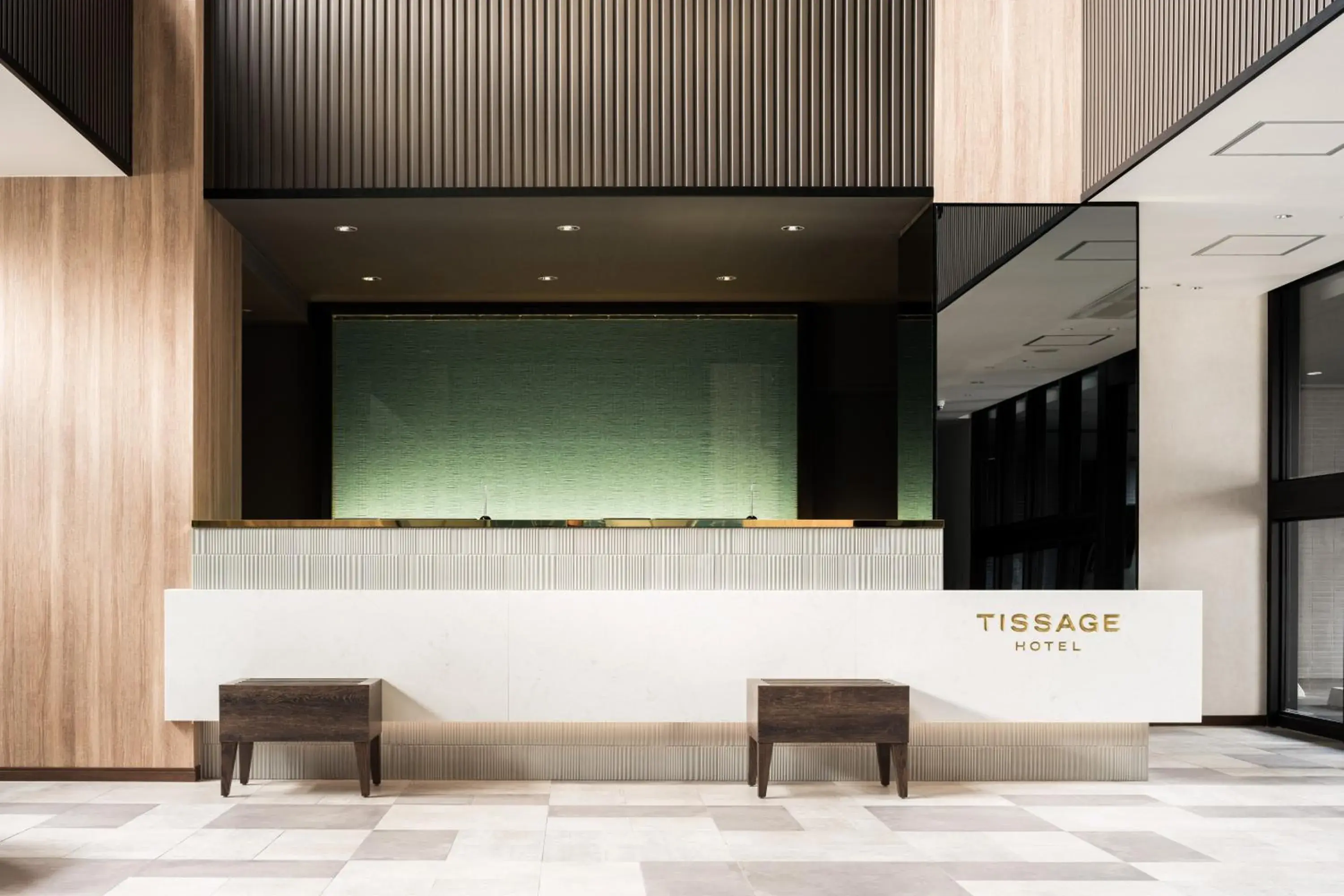 Lobby or reception in Tissage Hotel Naha by Nest