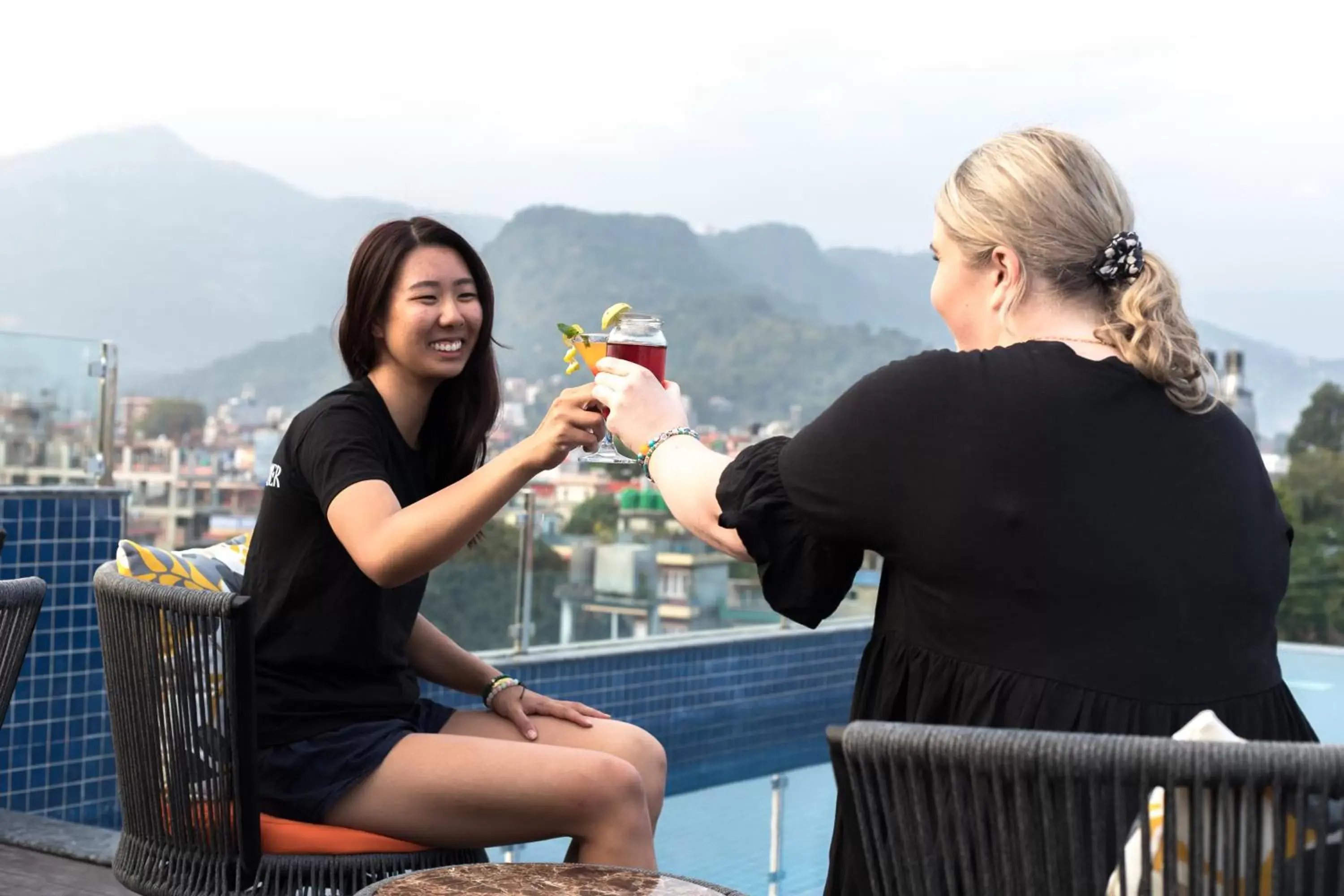 Balcony/Terrace in Dahlia Boutique Hotel