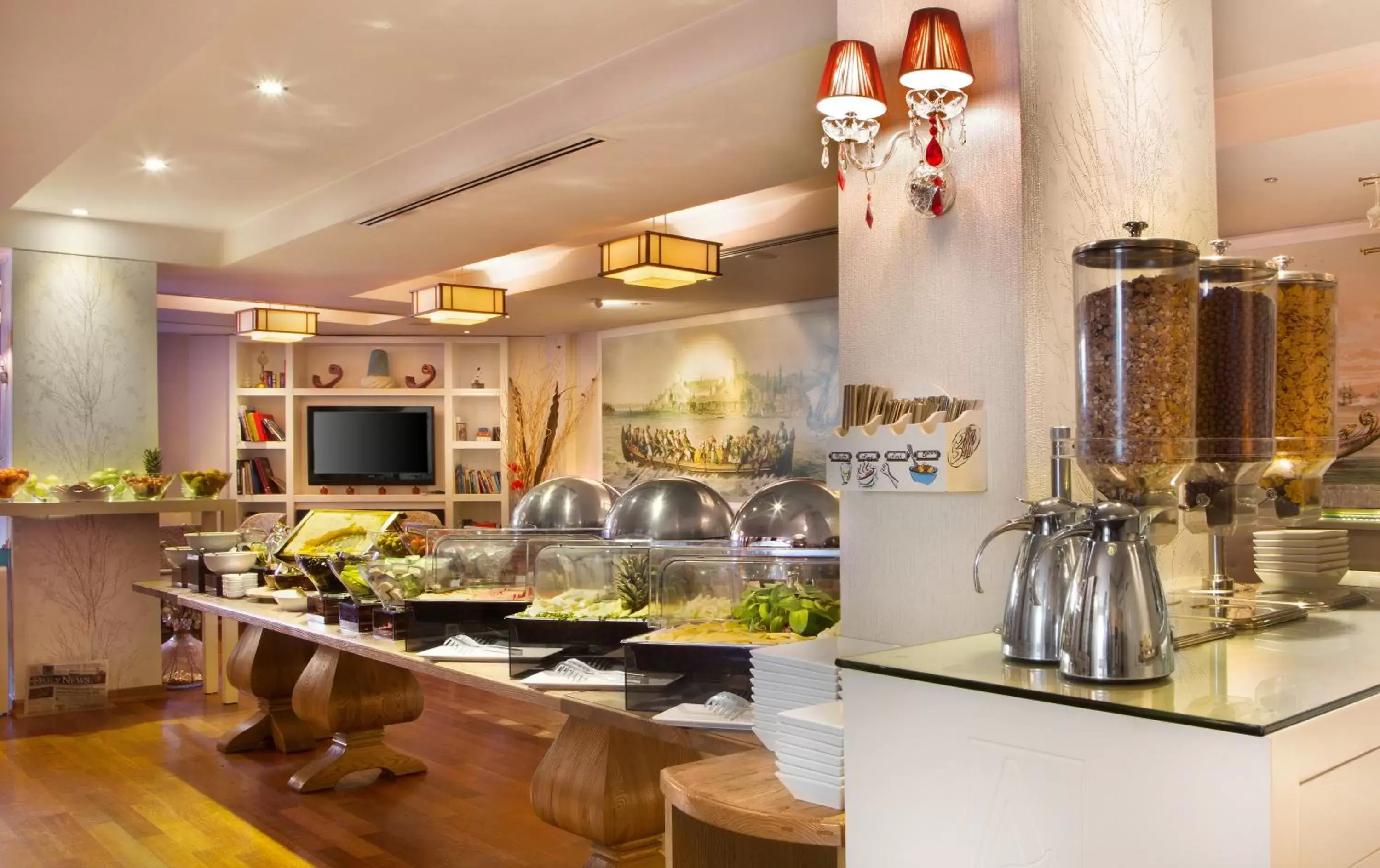 Restaurant/places to eat, Kitchen/Kitchenette in Hotel Amira Istanbul