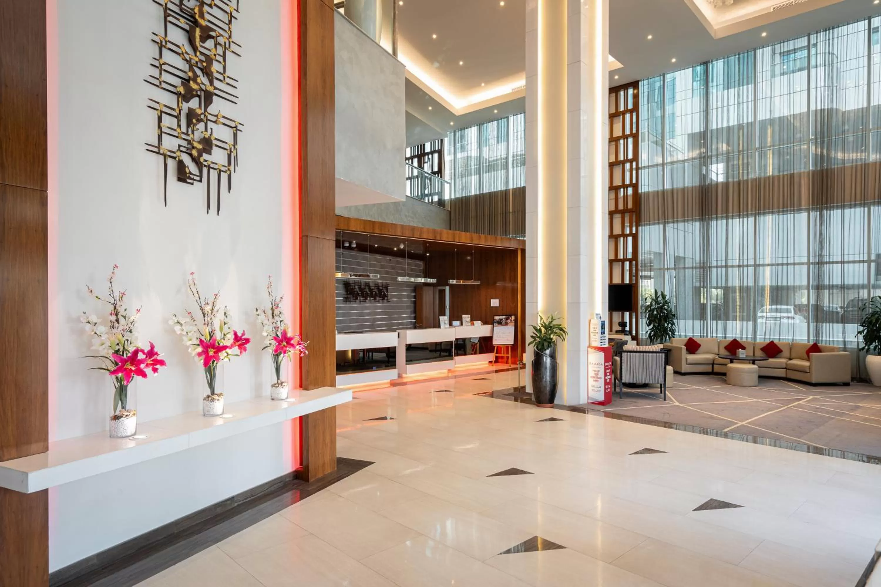 Lobby or reception in Ramada by Wyndham Dubai Barsha Heights
