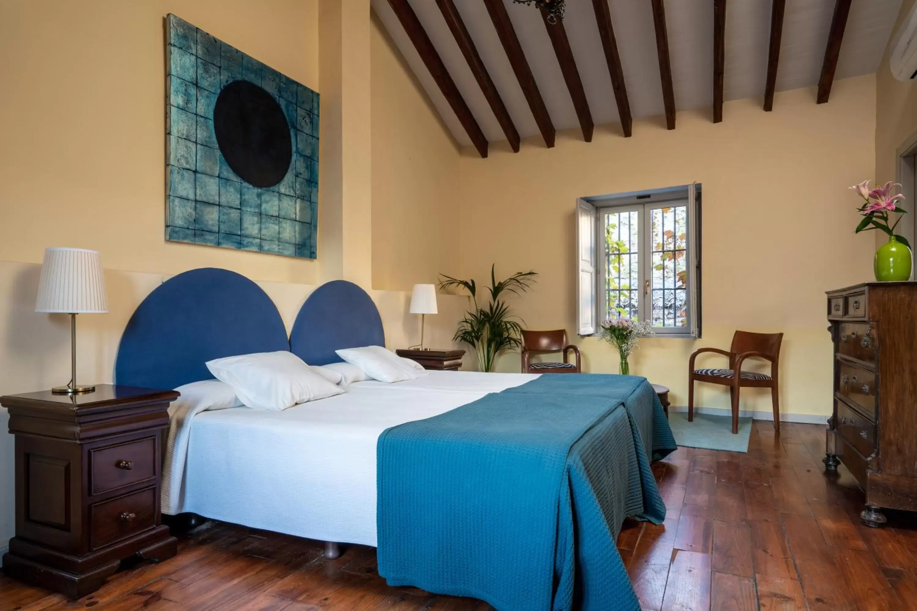 Bed in Art Boutique Hotel Chamarel