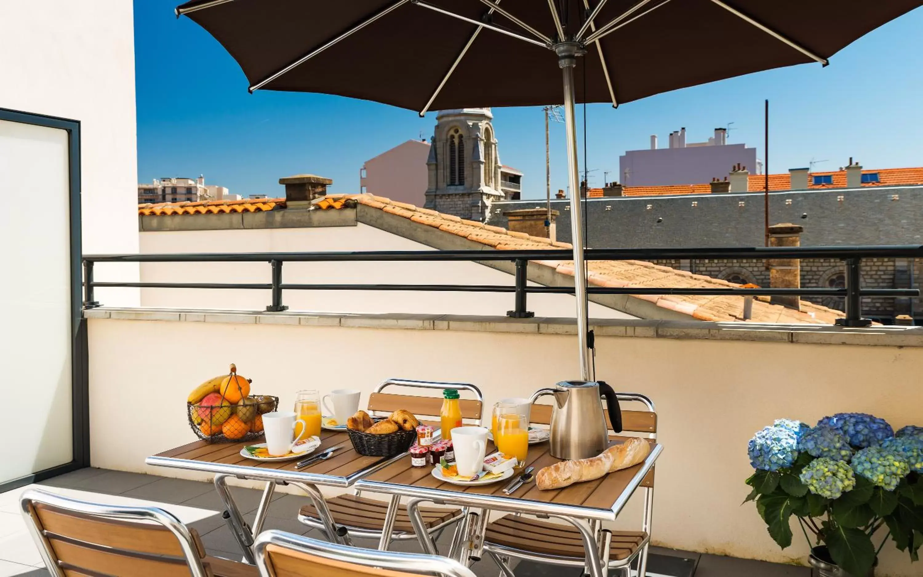 Balcony/Terrace in Lagrange Vacances Les Patios Eugénie