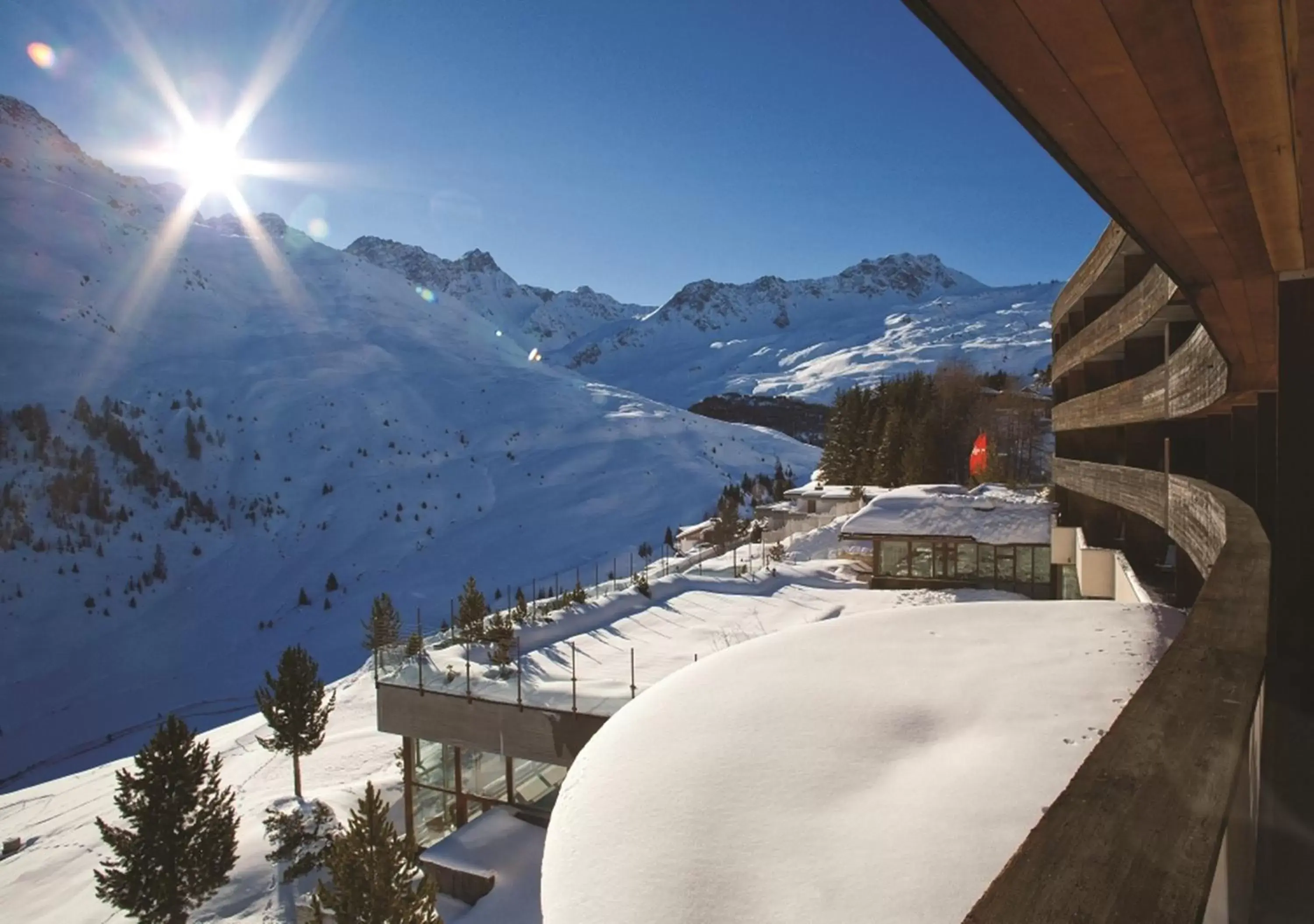 Mountain view, Winter in Arosa Kulm Hotel & Alpin Spa