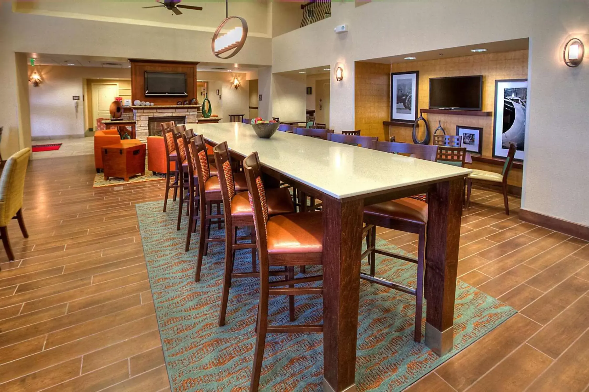 Lobby or reception, Restaurant/Places to Eat in Hampton Inn & Suites Altus