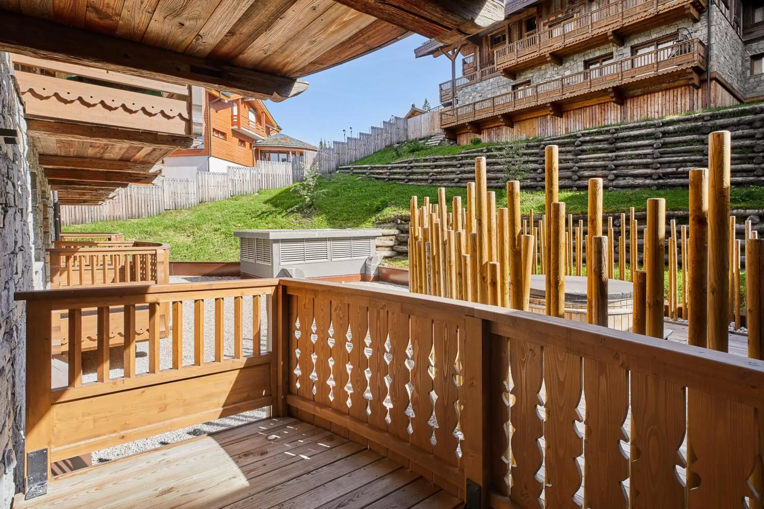 Balcony/Terrace in Six Senses Residences & Spa Courchevel