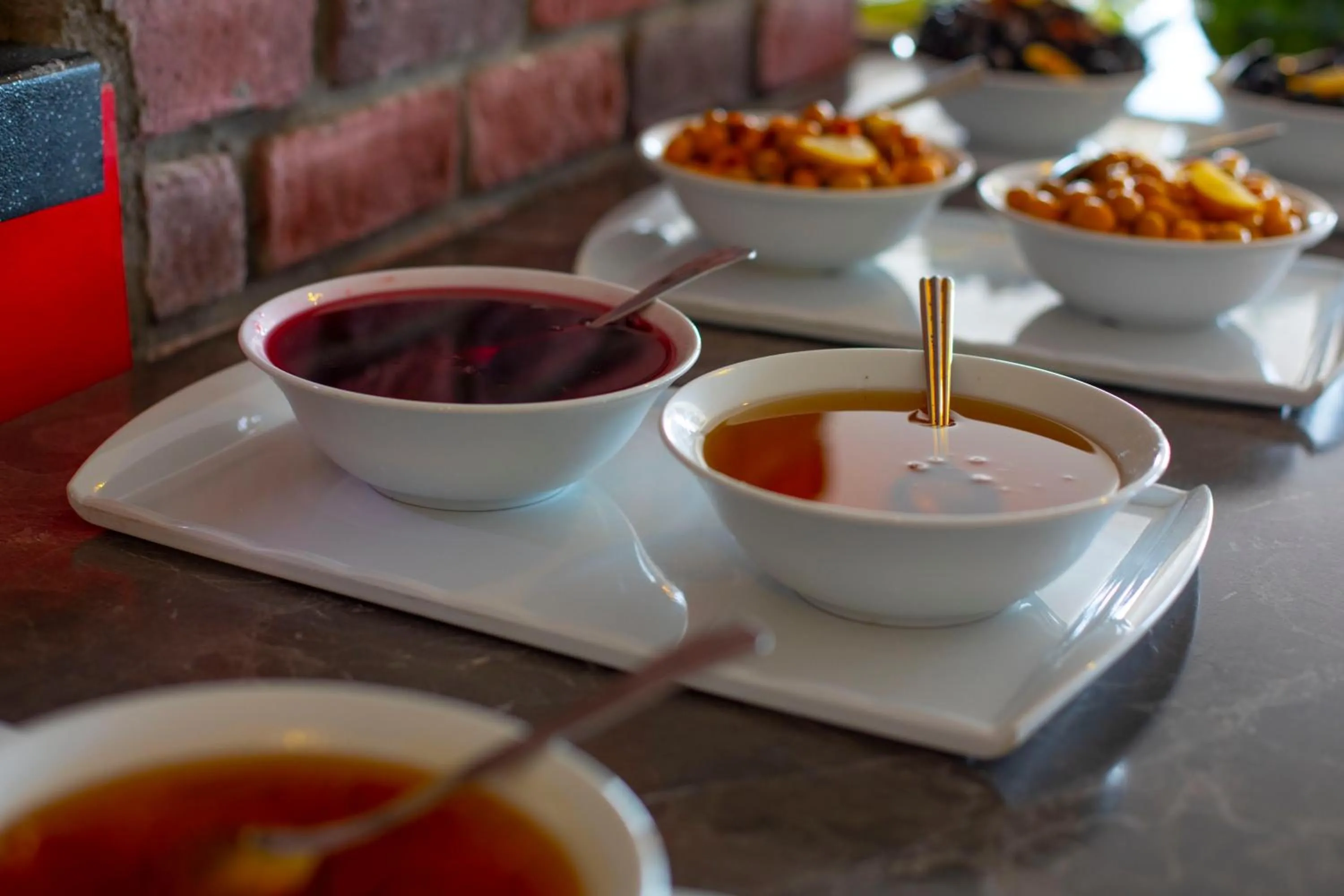 Breakfast in Kristal Beach Hotel