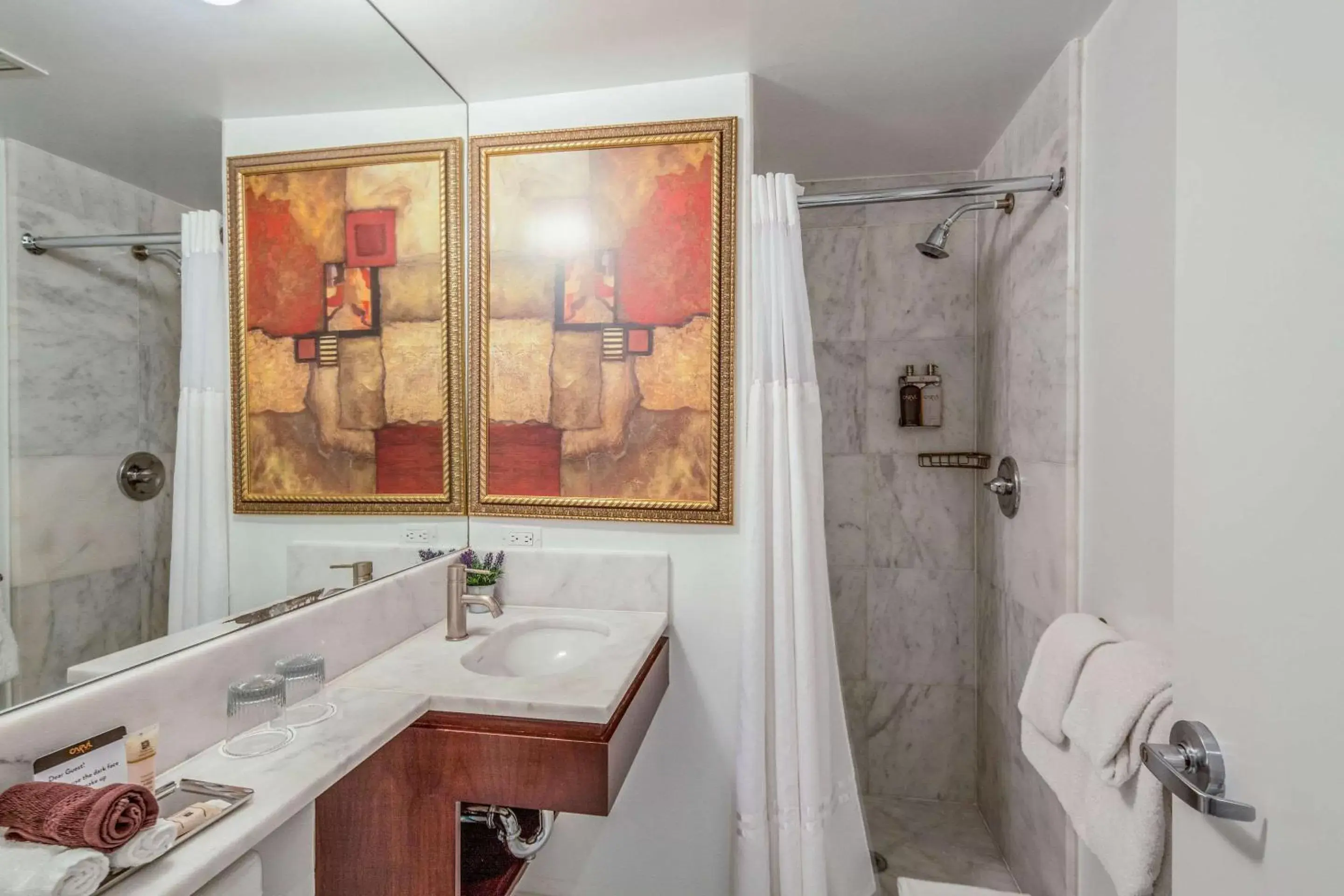 Bedroom, Bathroom in The Historic Blue Angel Hotel Lexington Ave, Ascend Hotel Collection
