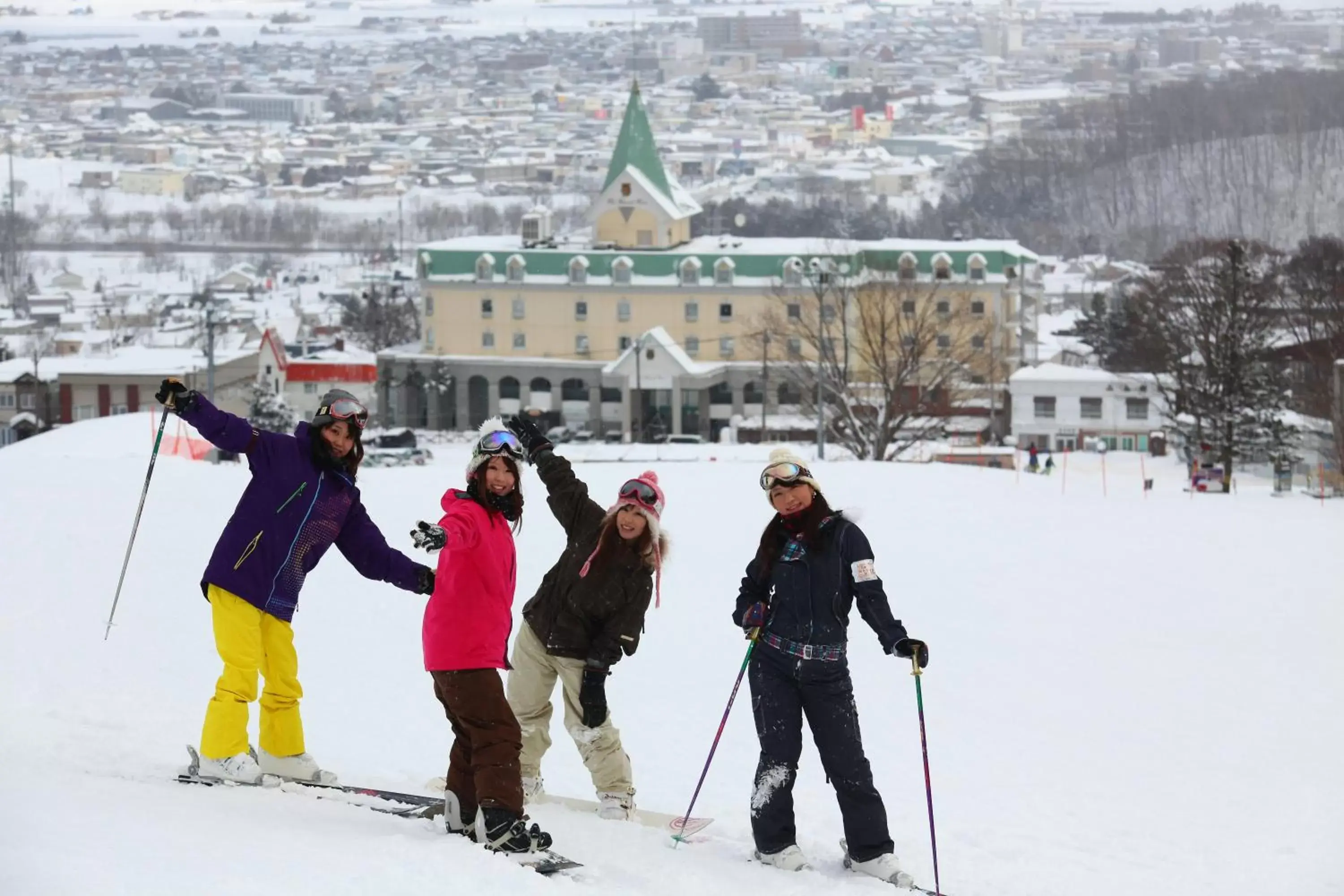 Skiing, Winter in Hotel Naturwald Furano