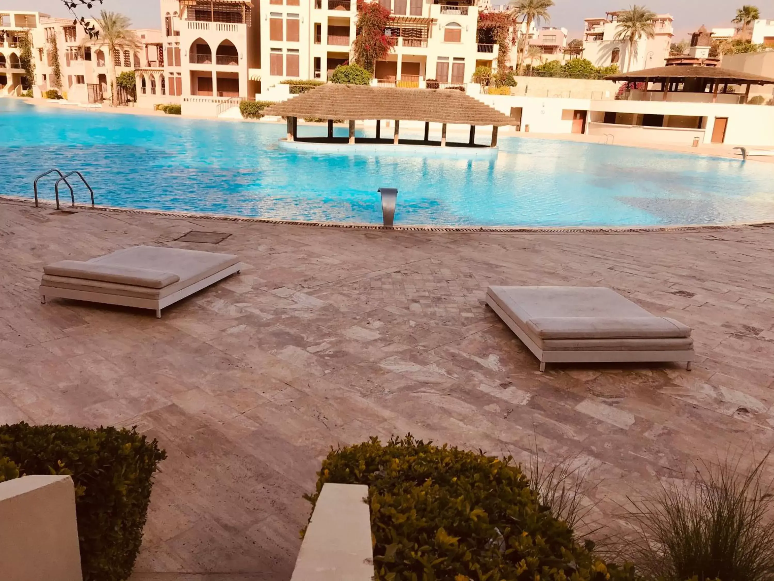 Balcony/Terrace, Swimming Pool in Tala Bay Residence