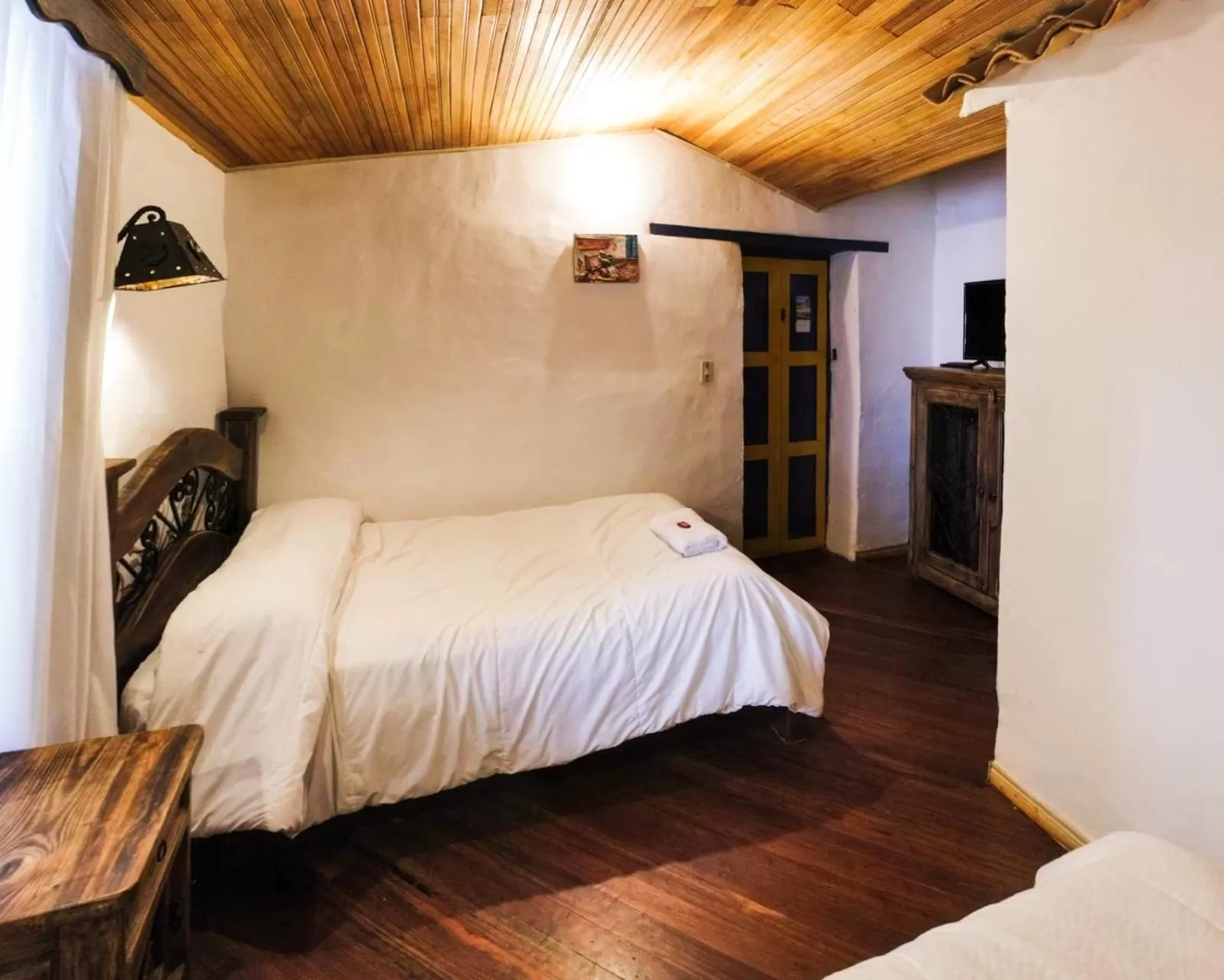 Bed in Hotel Museo la Posada del Molino