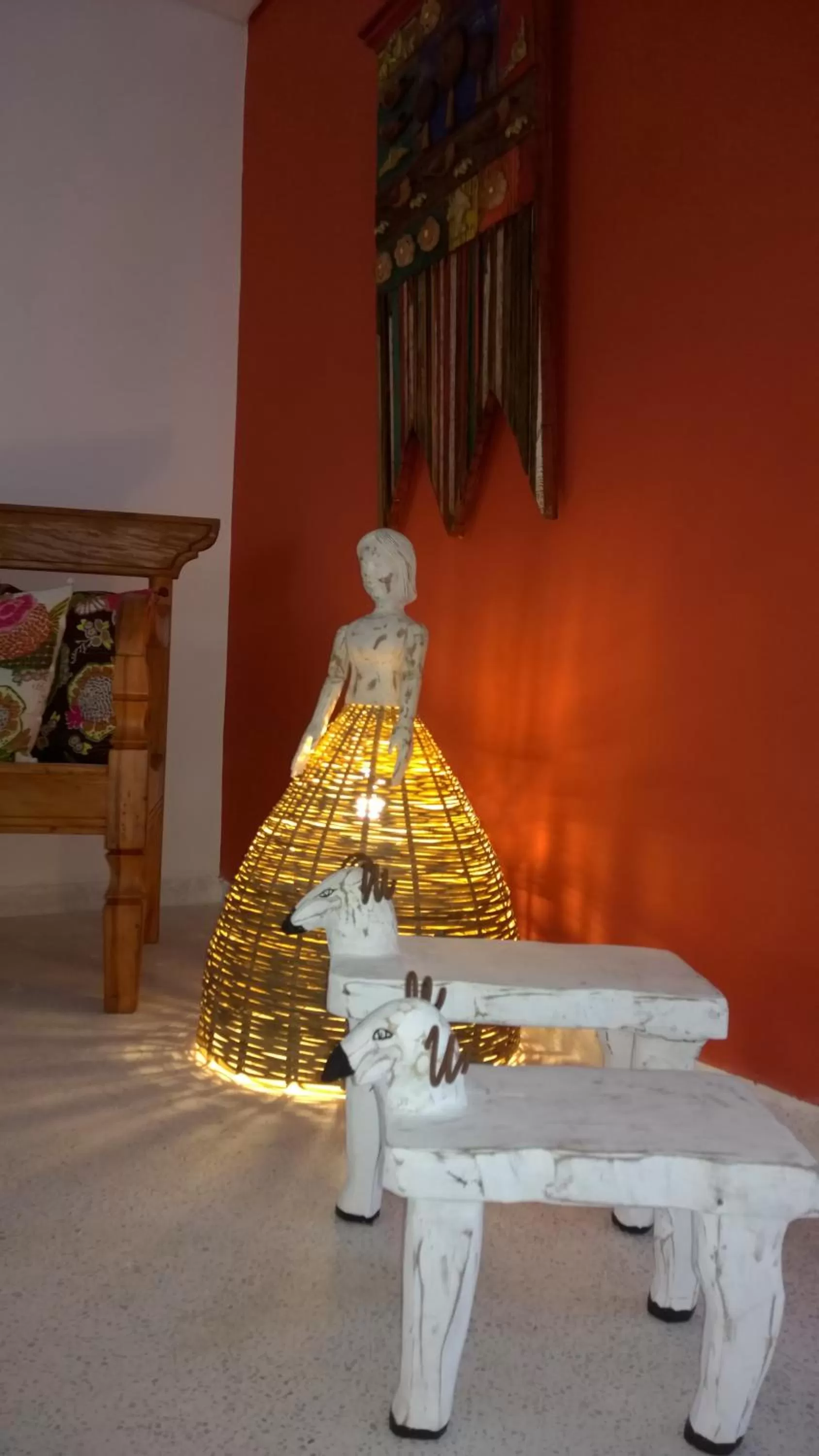 Decorative detail, Bed in Angá Beach Hotel