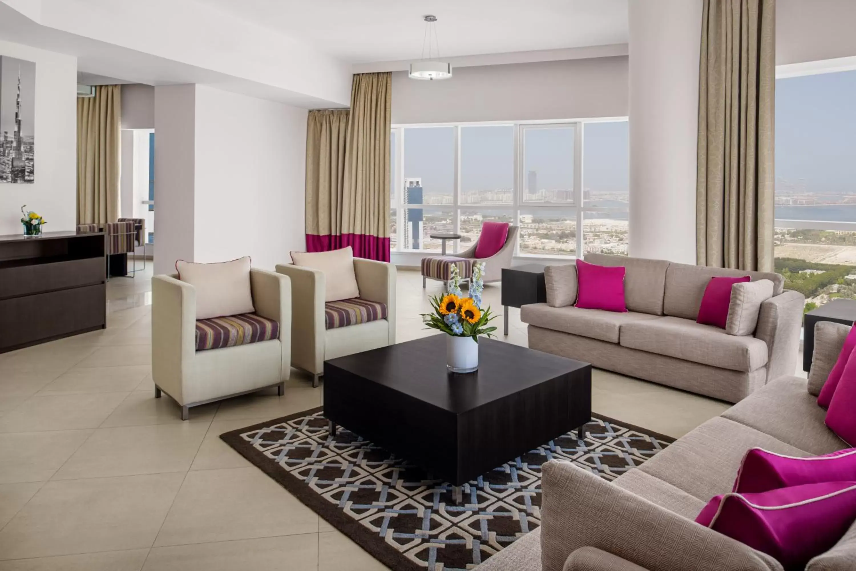 Living room, Seating Area in Adagio Premium Dubai Al Barsha