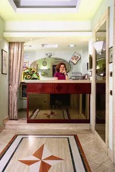 Lobby or reception in Hotel Dina