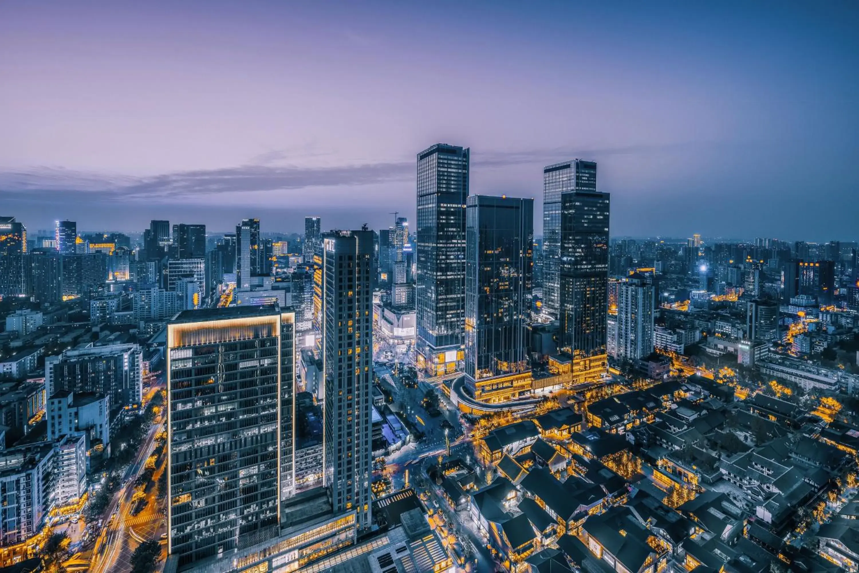 Property building, Bird's-eye View in Sheraton Chengdu Pidu