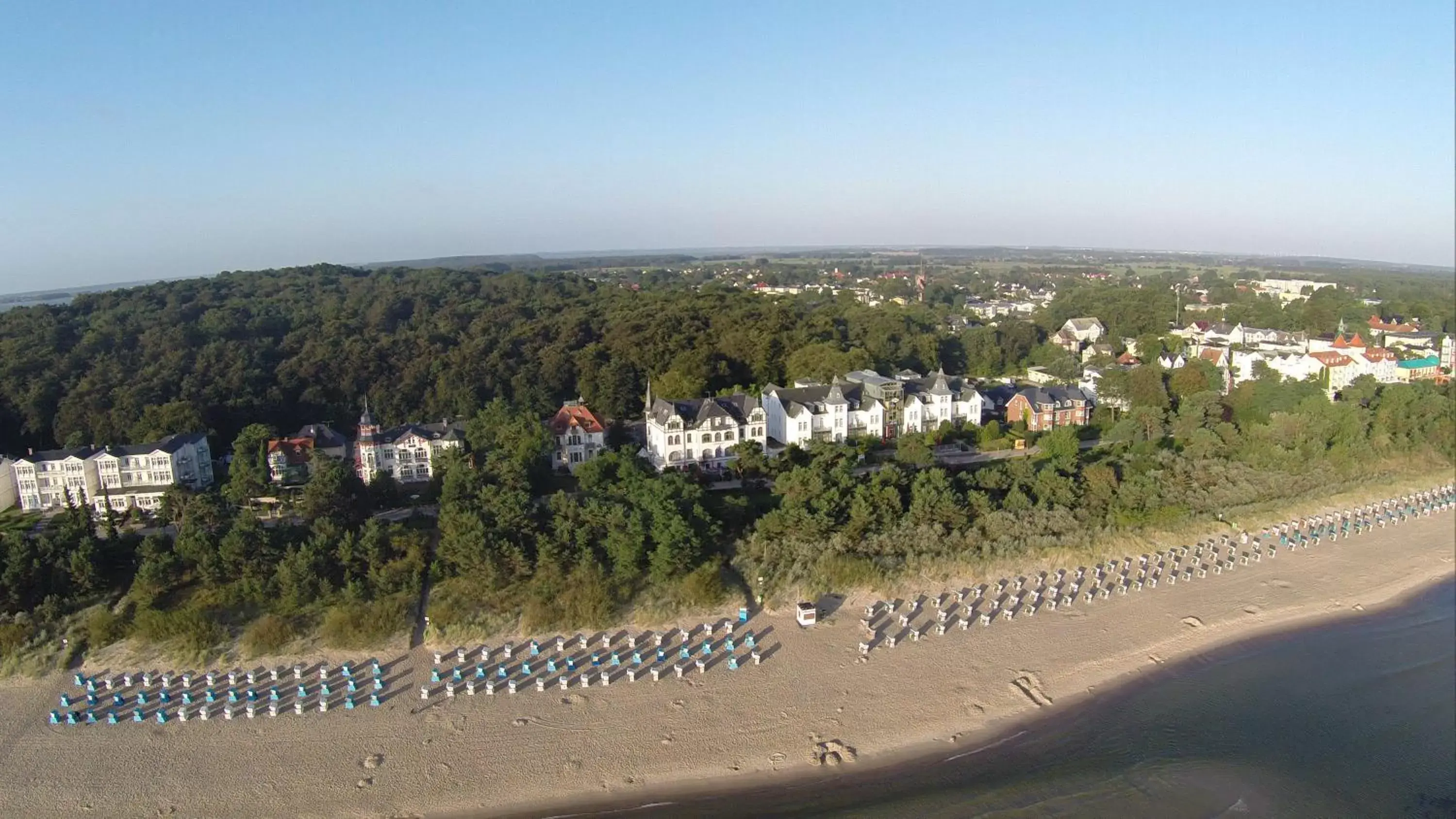 Beach, Bird's-eye View in Hotel Asgard