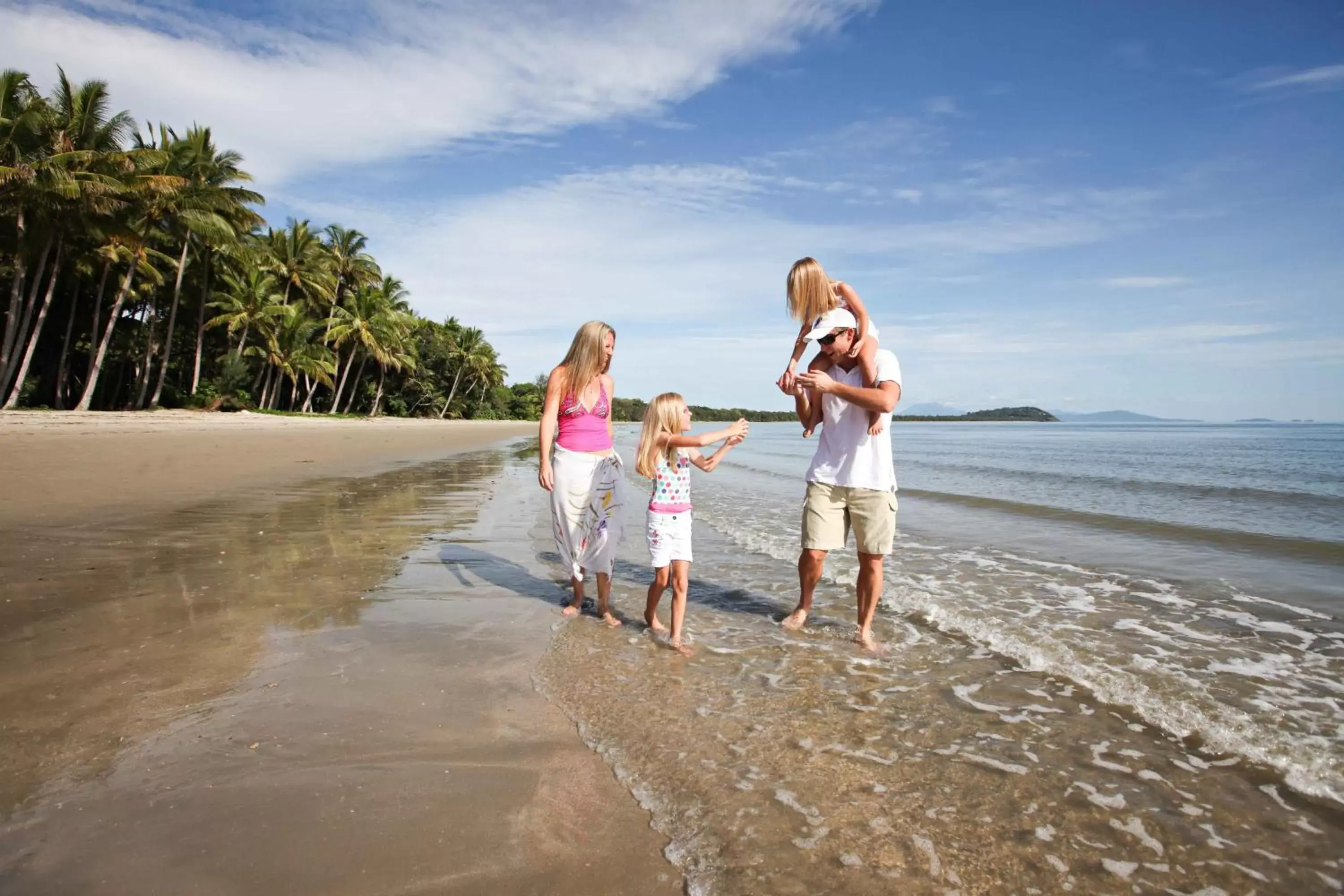Beach, Family in Bay Villas Resort
