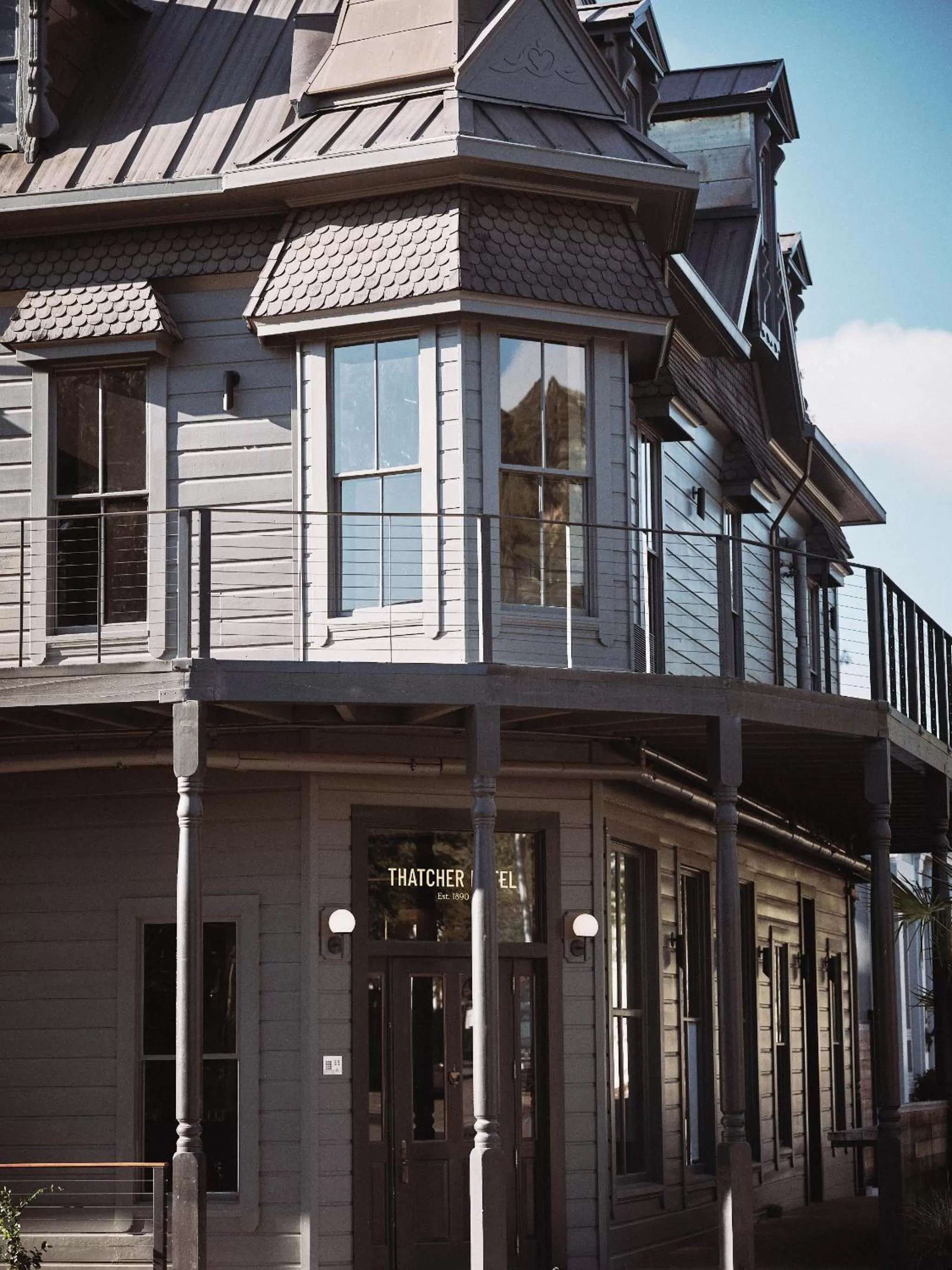 Property building in Thatcher Hotel