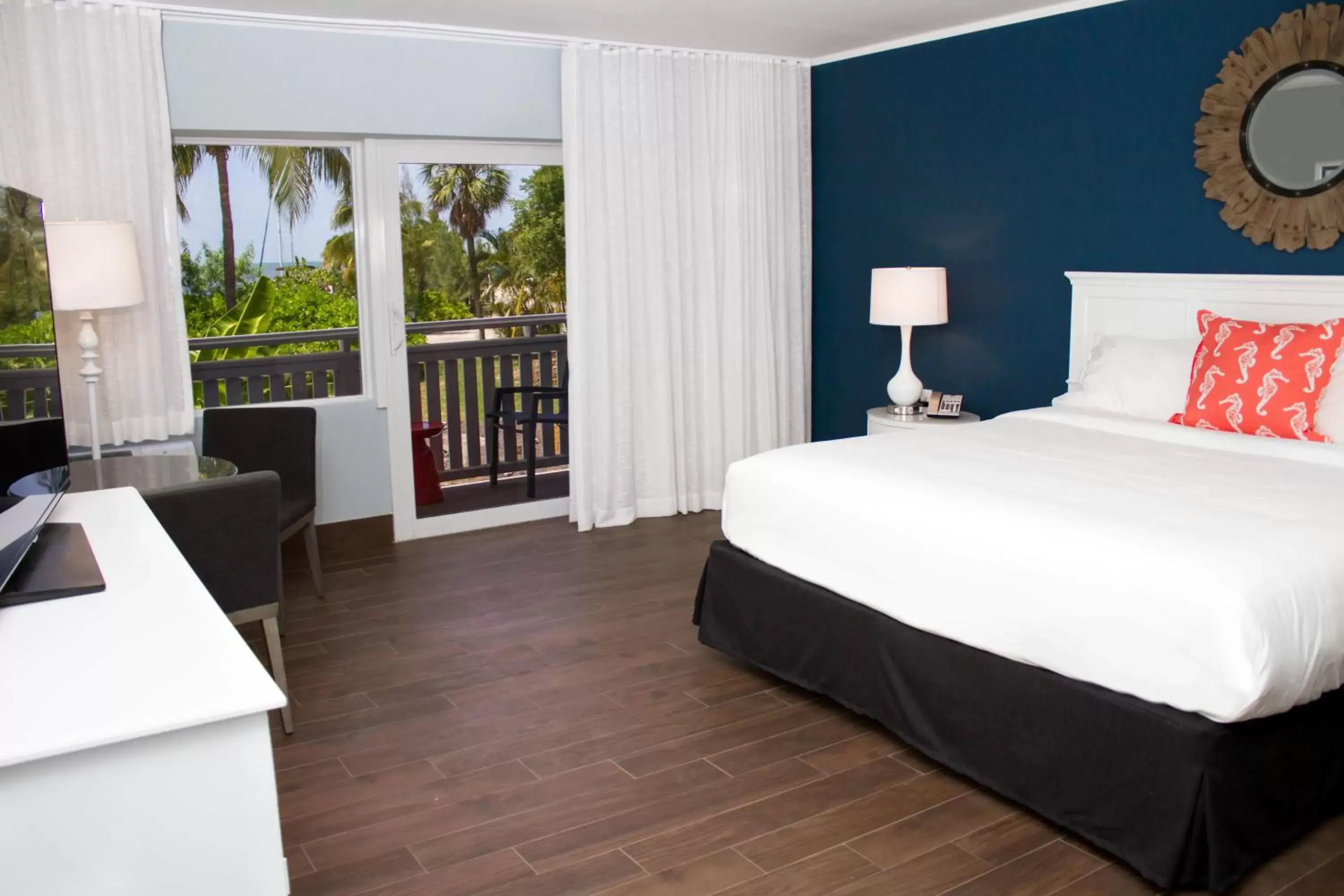 Bed in Banana Bay Resort & Marina