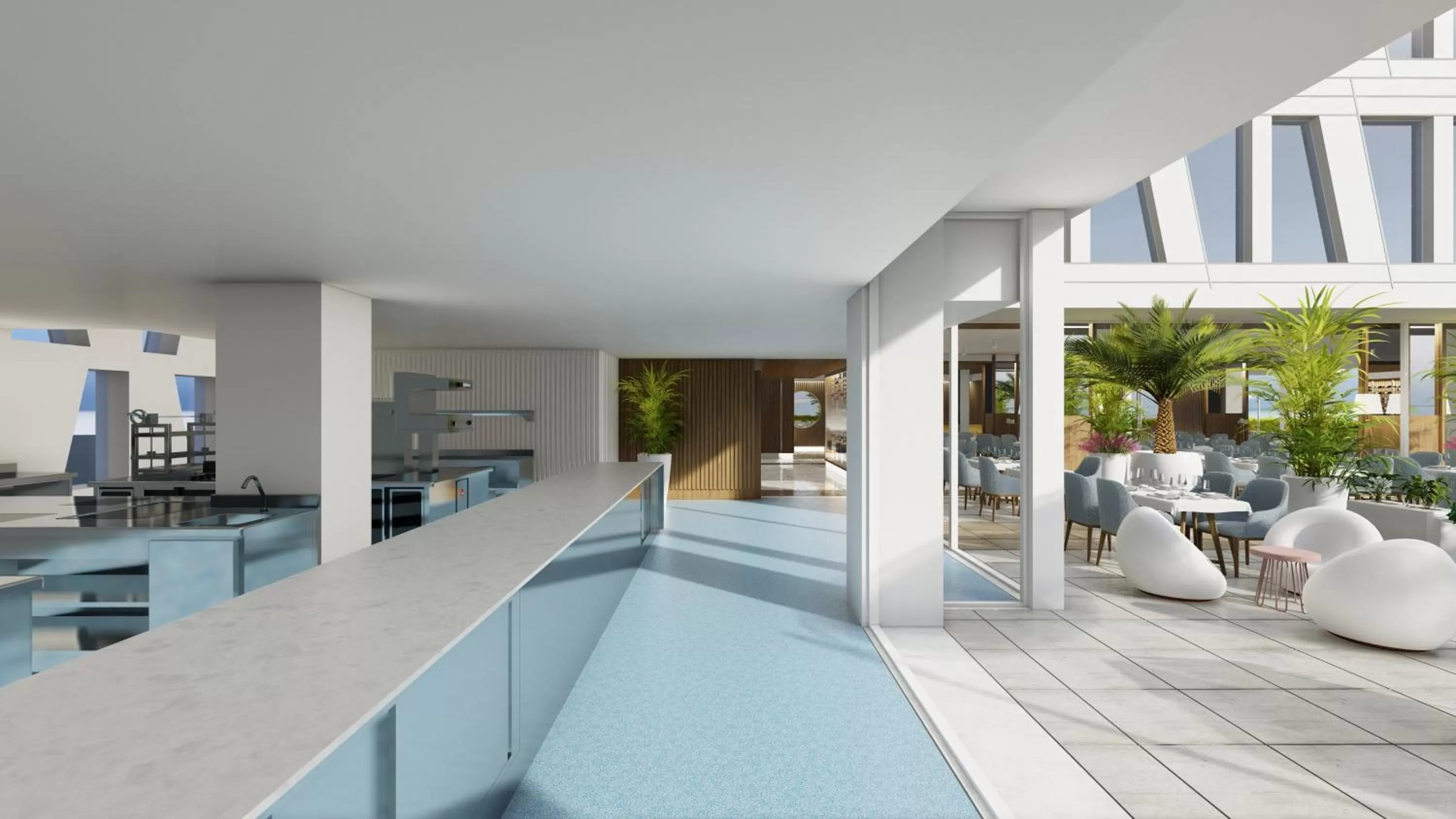 Restaurant/places to eat in Hotel Marina Badalona