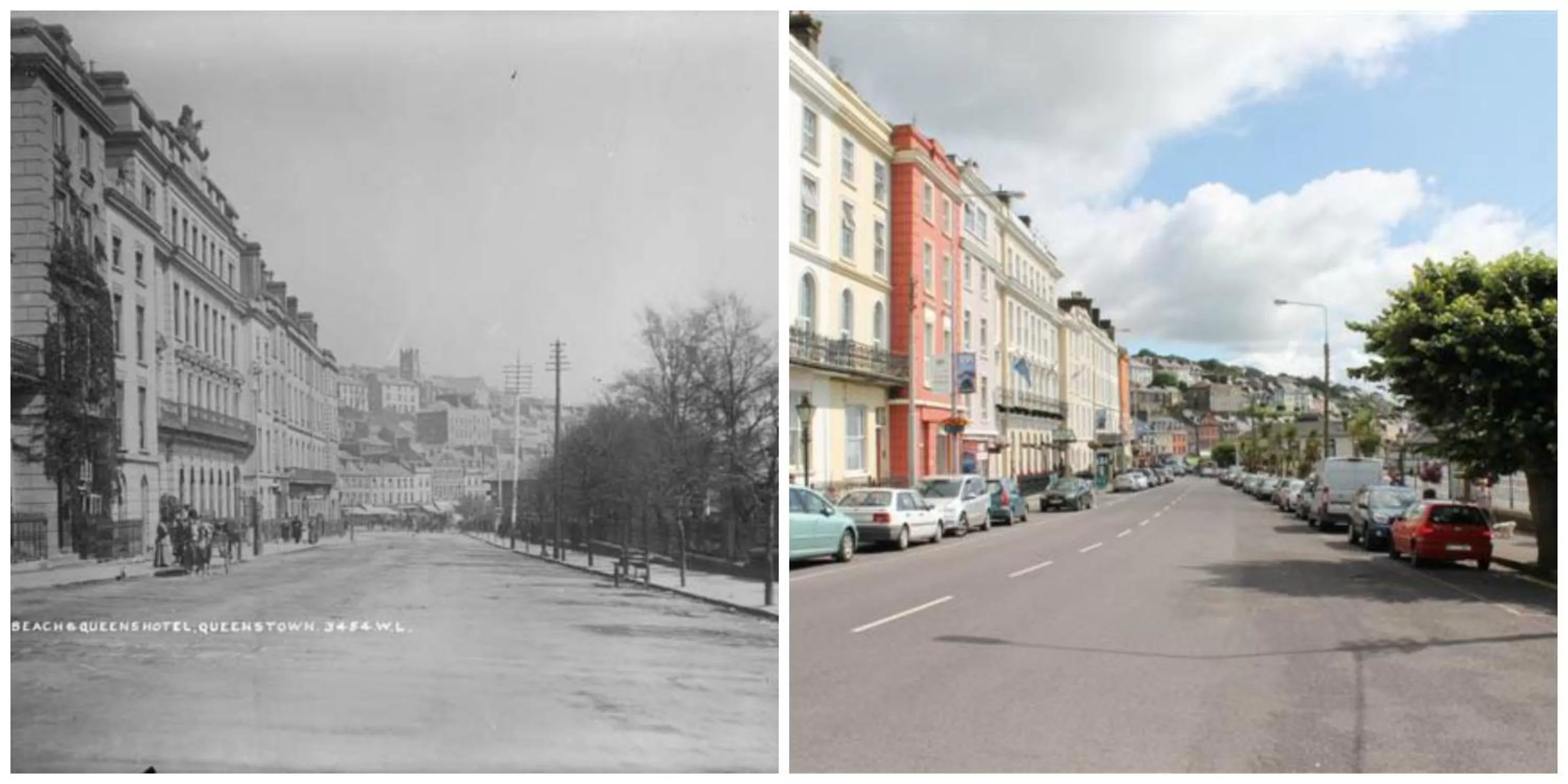 Text overlay in Commodore Hotel