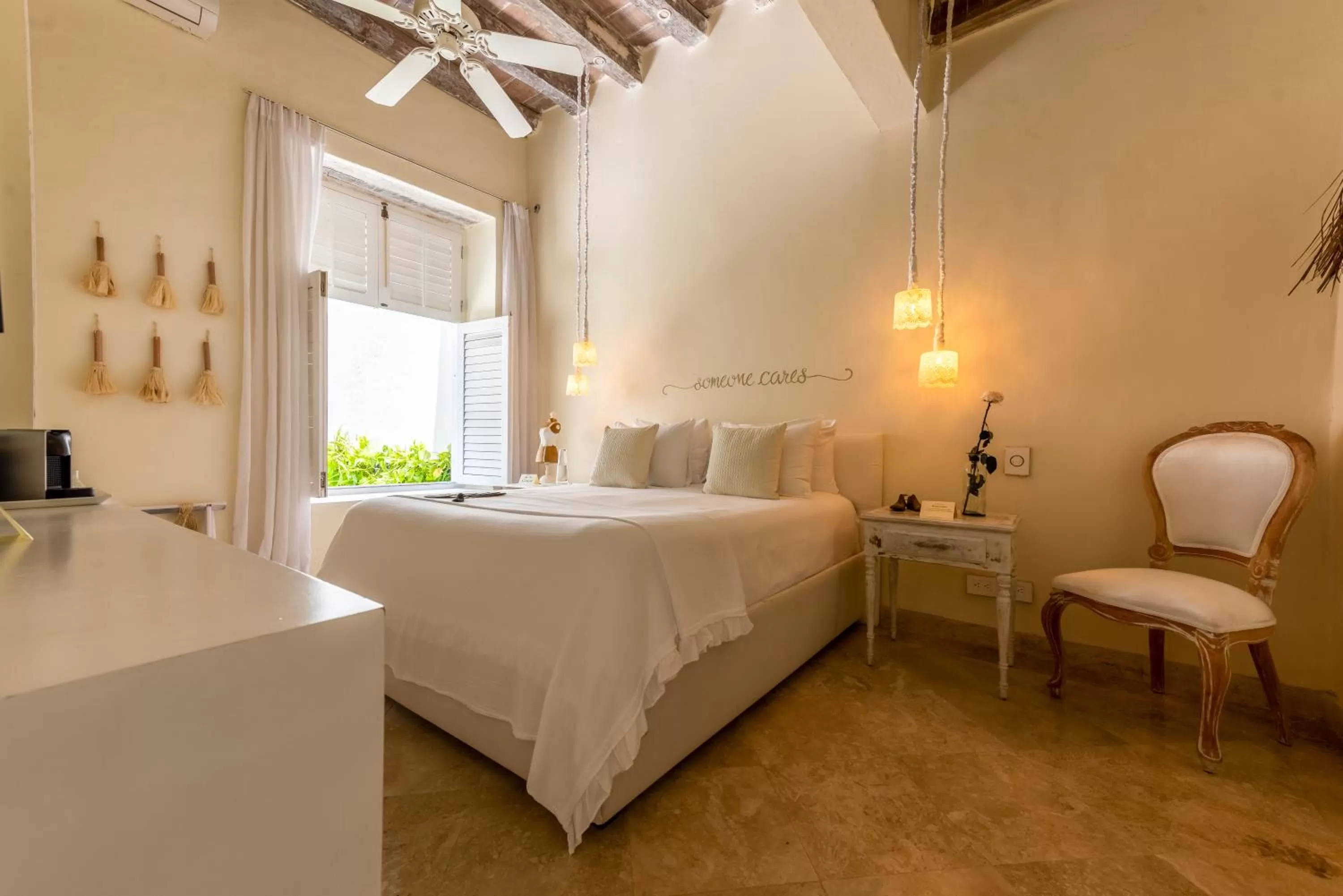Bed in Casa Diluca Cartagena Hotel Boutique
