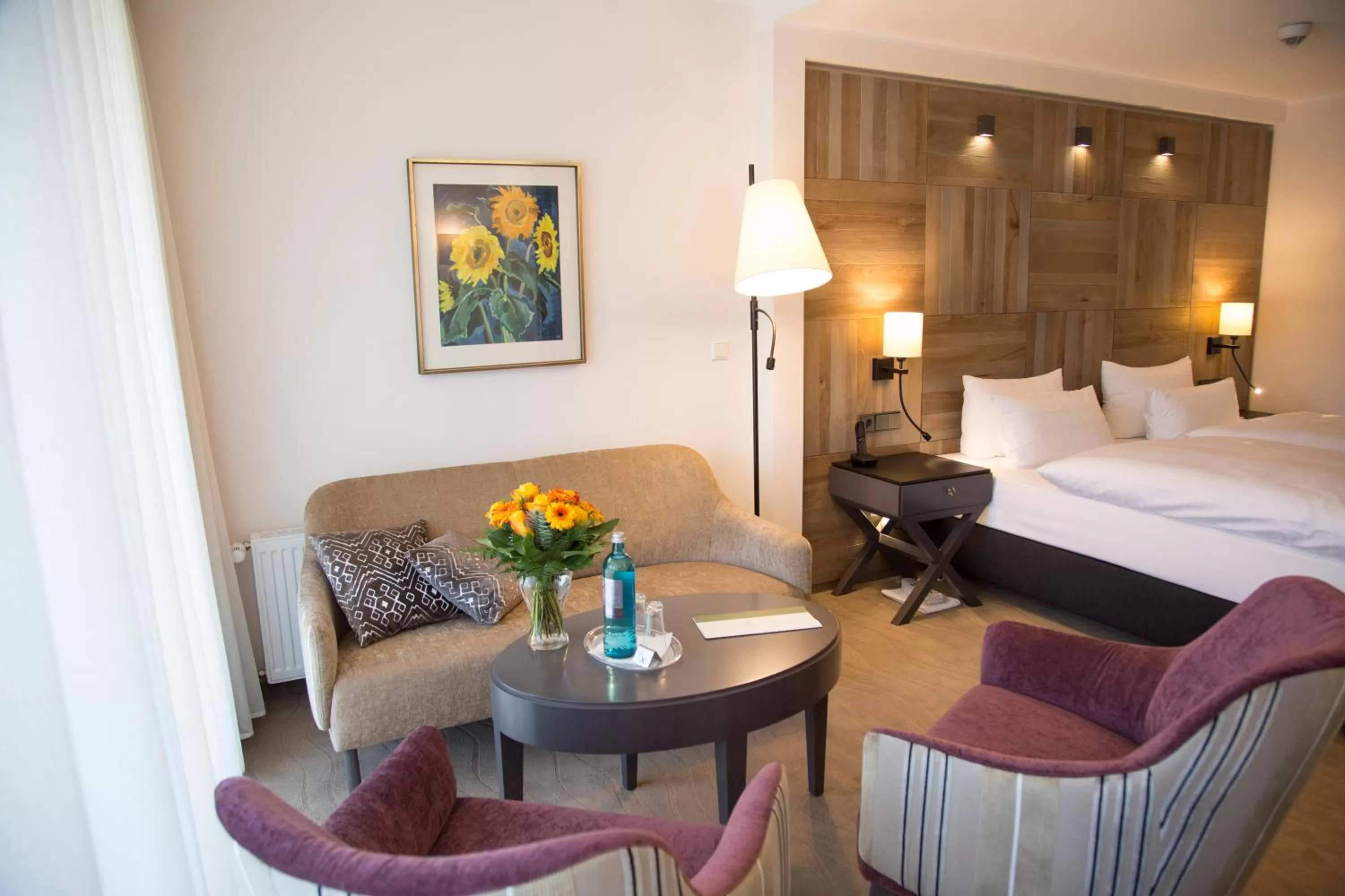 Bed in Hotel Jagdhaus Wiese