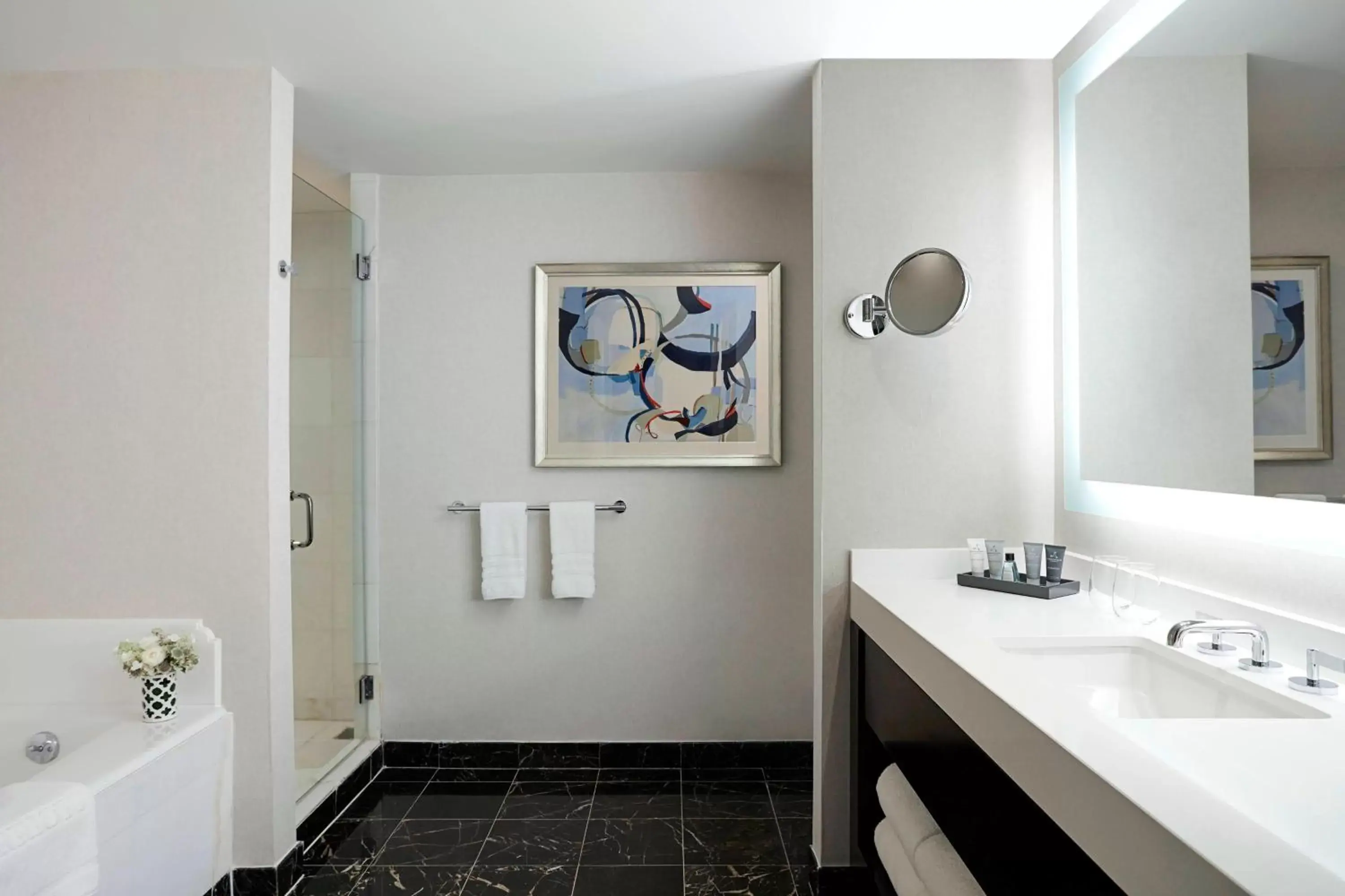 Bathroom in JW Marriott Essex House New York