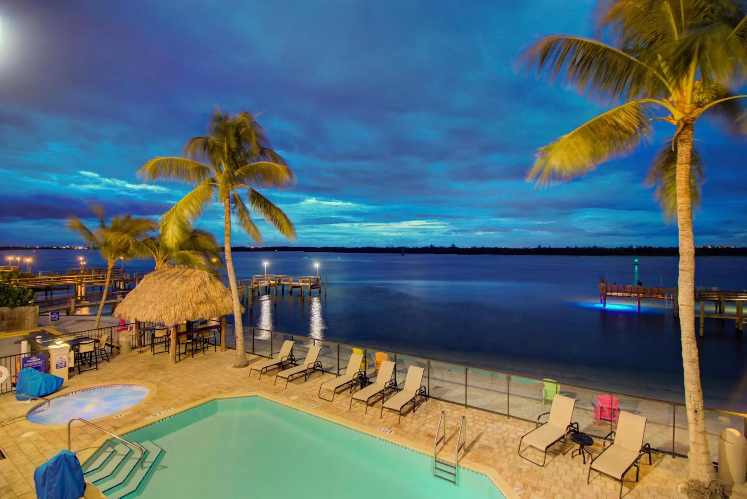 Pool View in Hutchinson Island Plaza Hotel & Suites