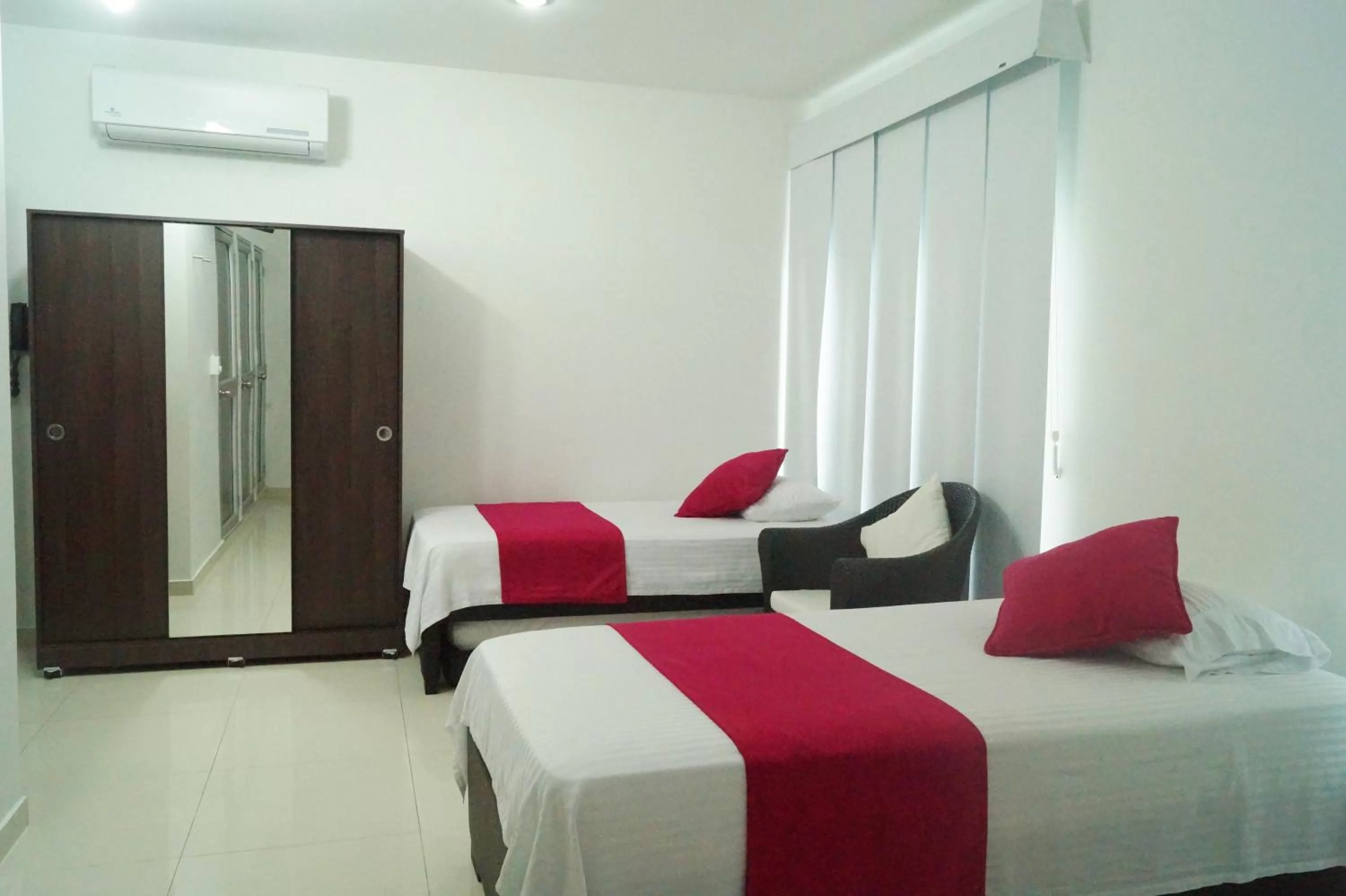 Decorative detail, Bed in Hotel Florida Sincelejo