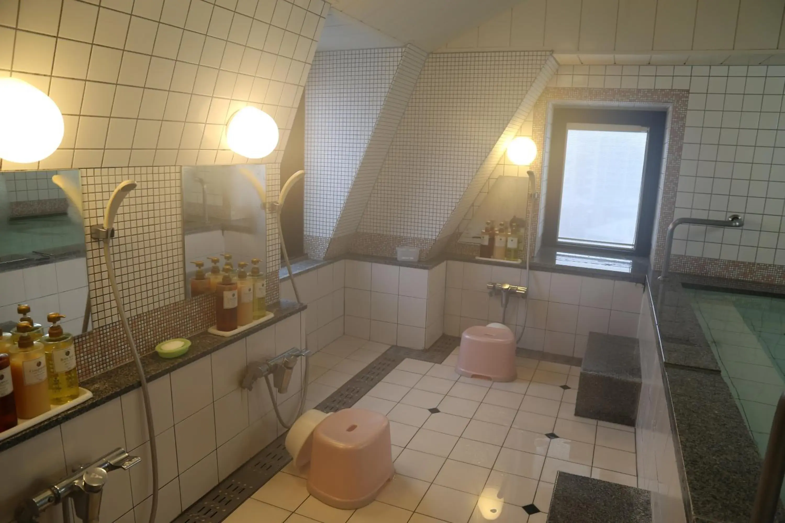 Public Bath, Bathroom in Hotel New Station