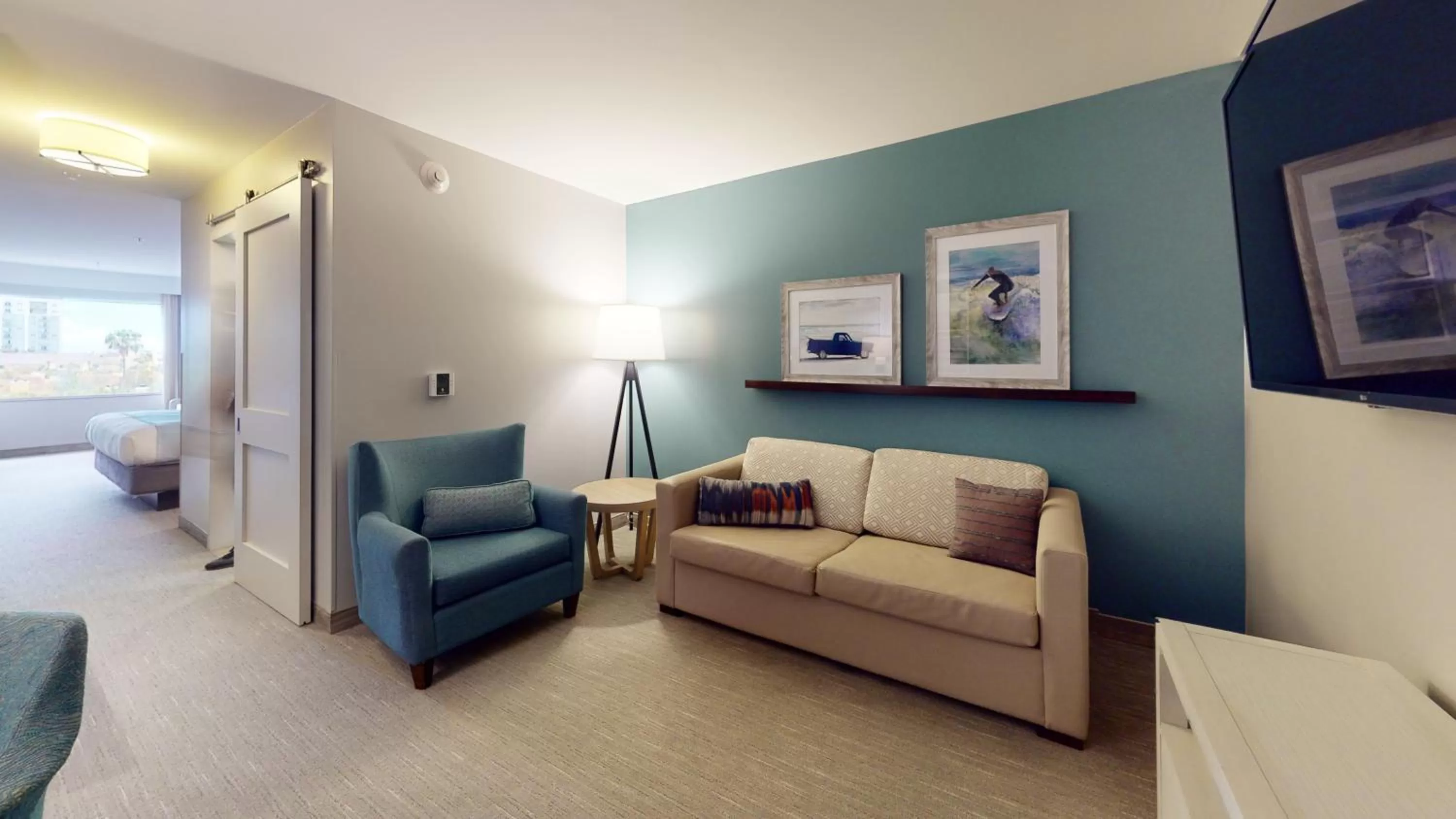 Seating area in SunCoast Hotel Anaheim, Tapestry Collection by Hilton