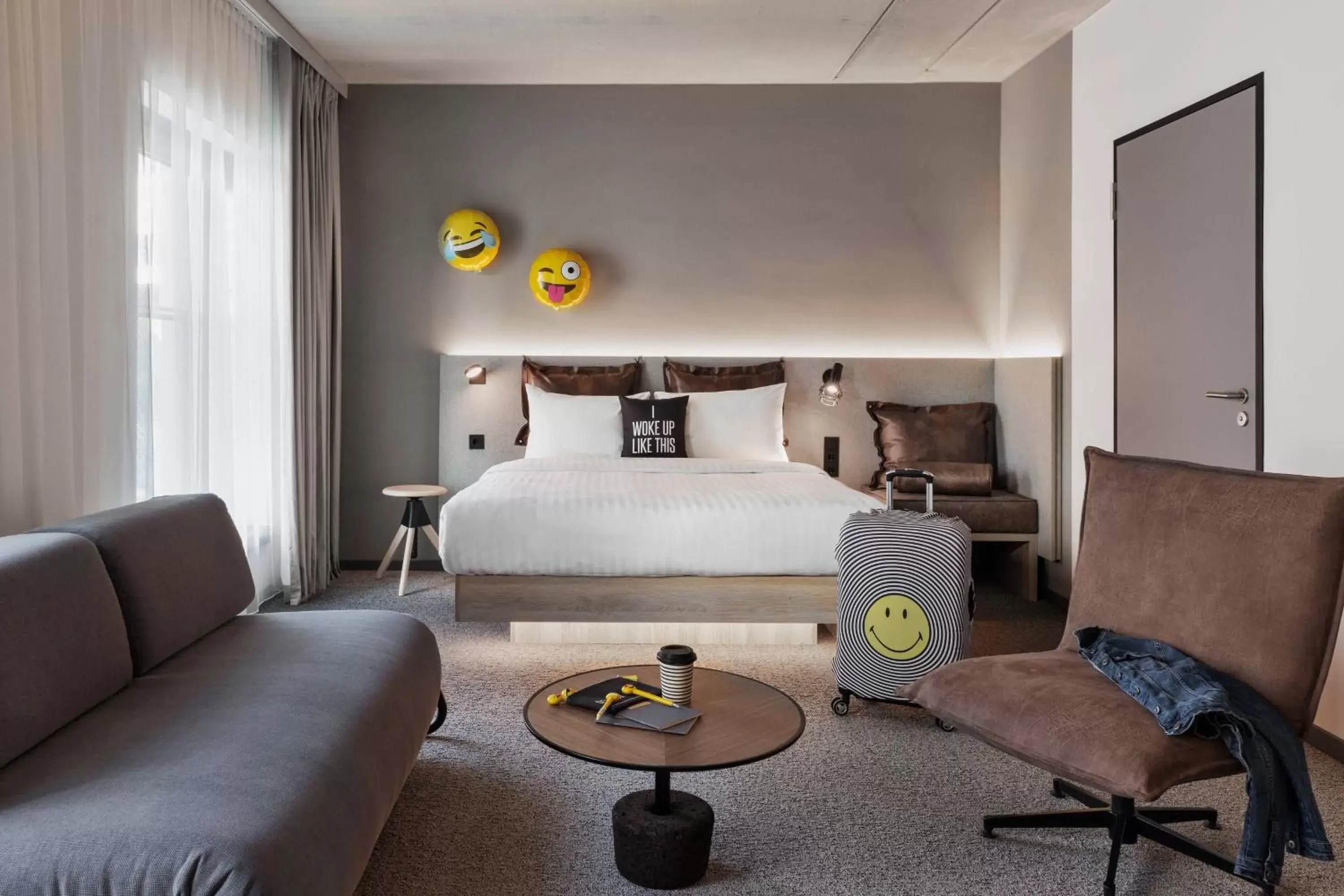 Family Room in Moxy Munich Ostbahnhof Family Room in Moxy Munich Ostbahnhof