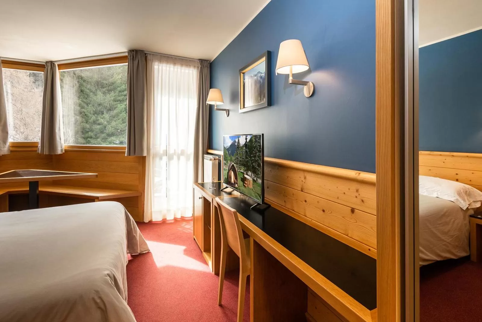 Bedroom, Bed in Hotel Garni Pegrà