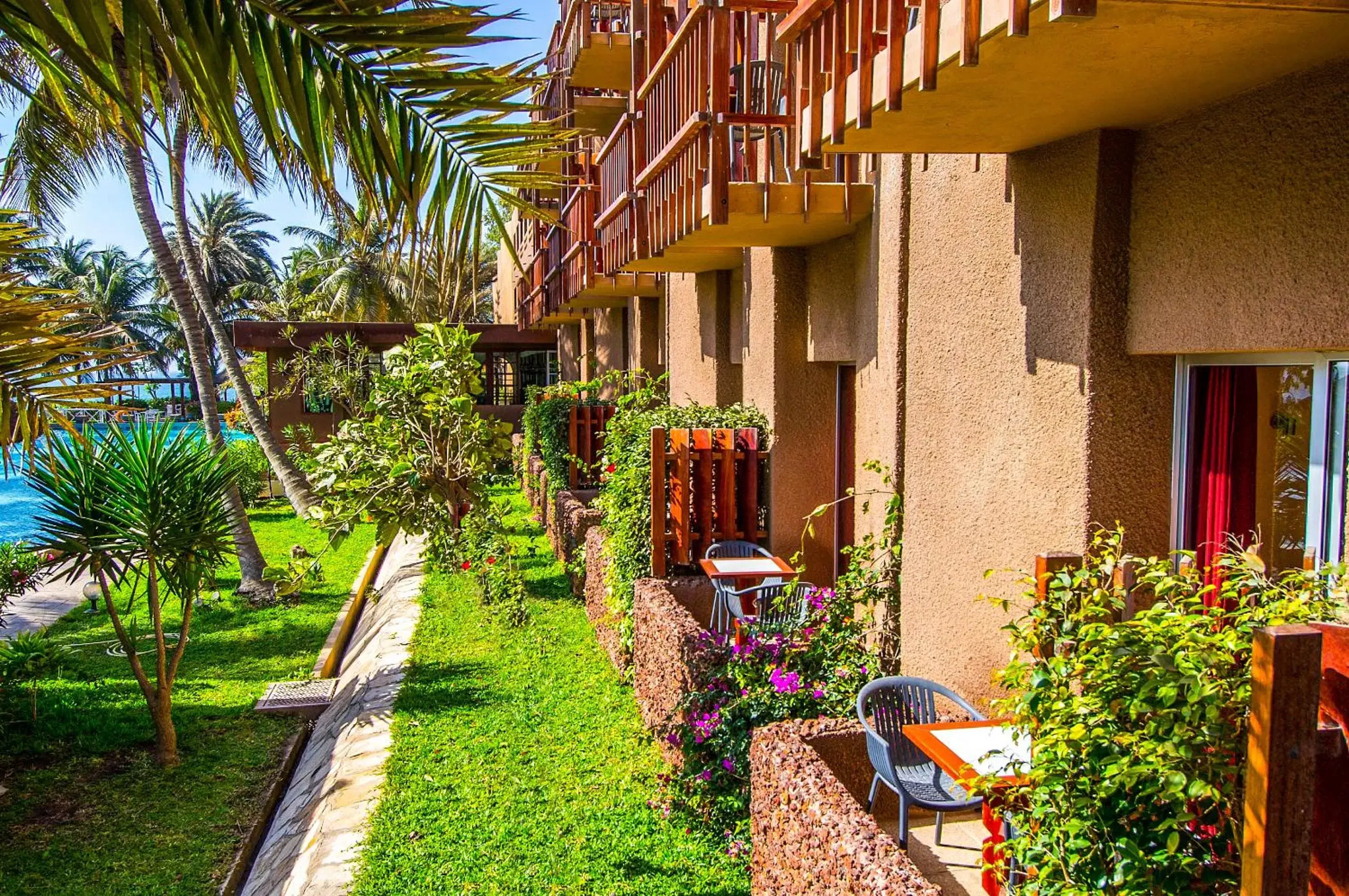 Balcony/Terrace in Hotel Jardin Savana Dakar