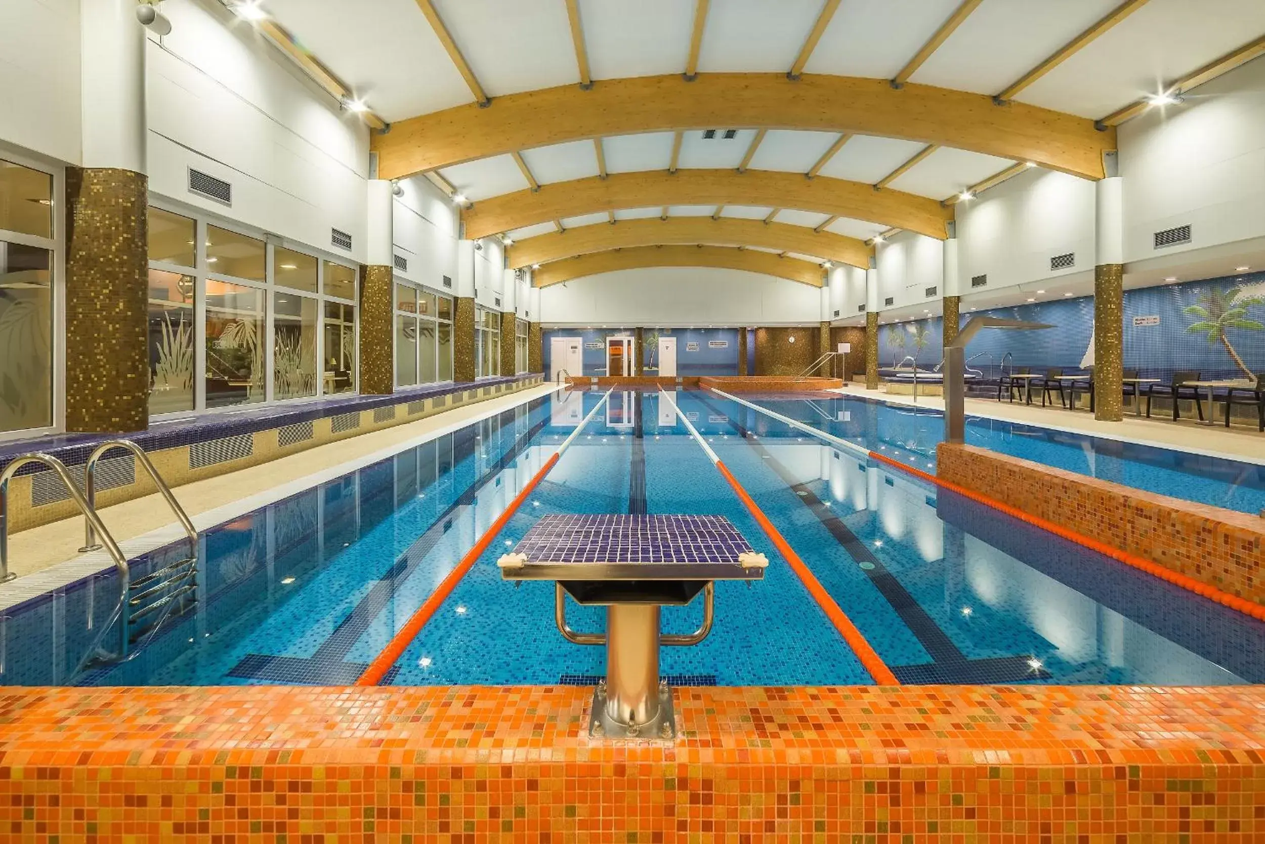 Swimming Pool in Wellness Hotel Step