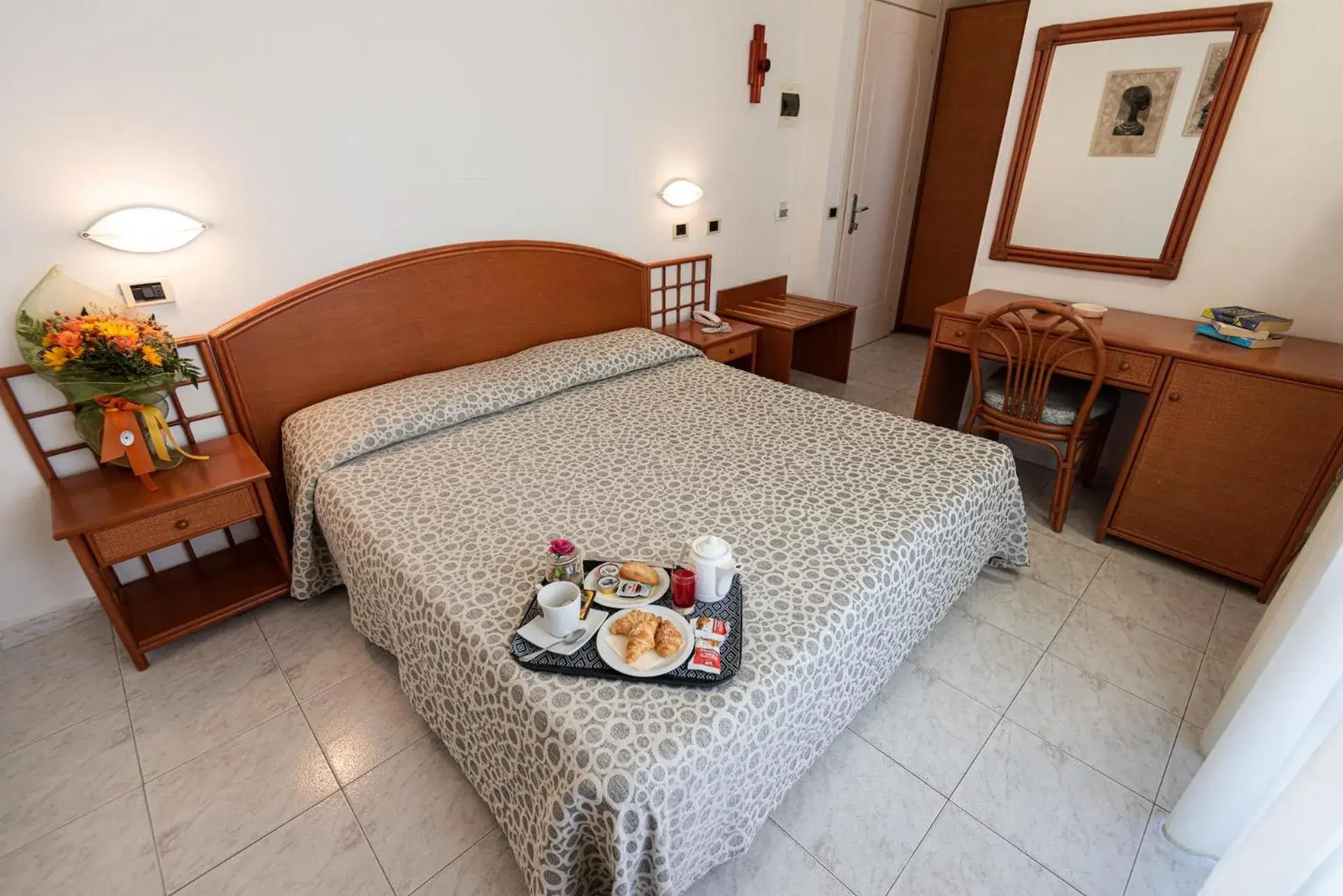 Bed in Hotel il Delfino