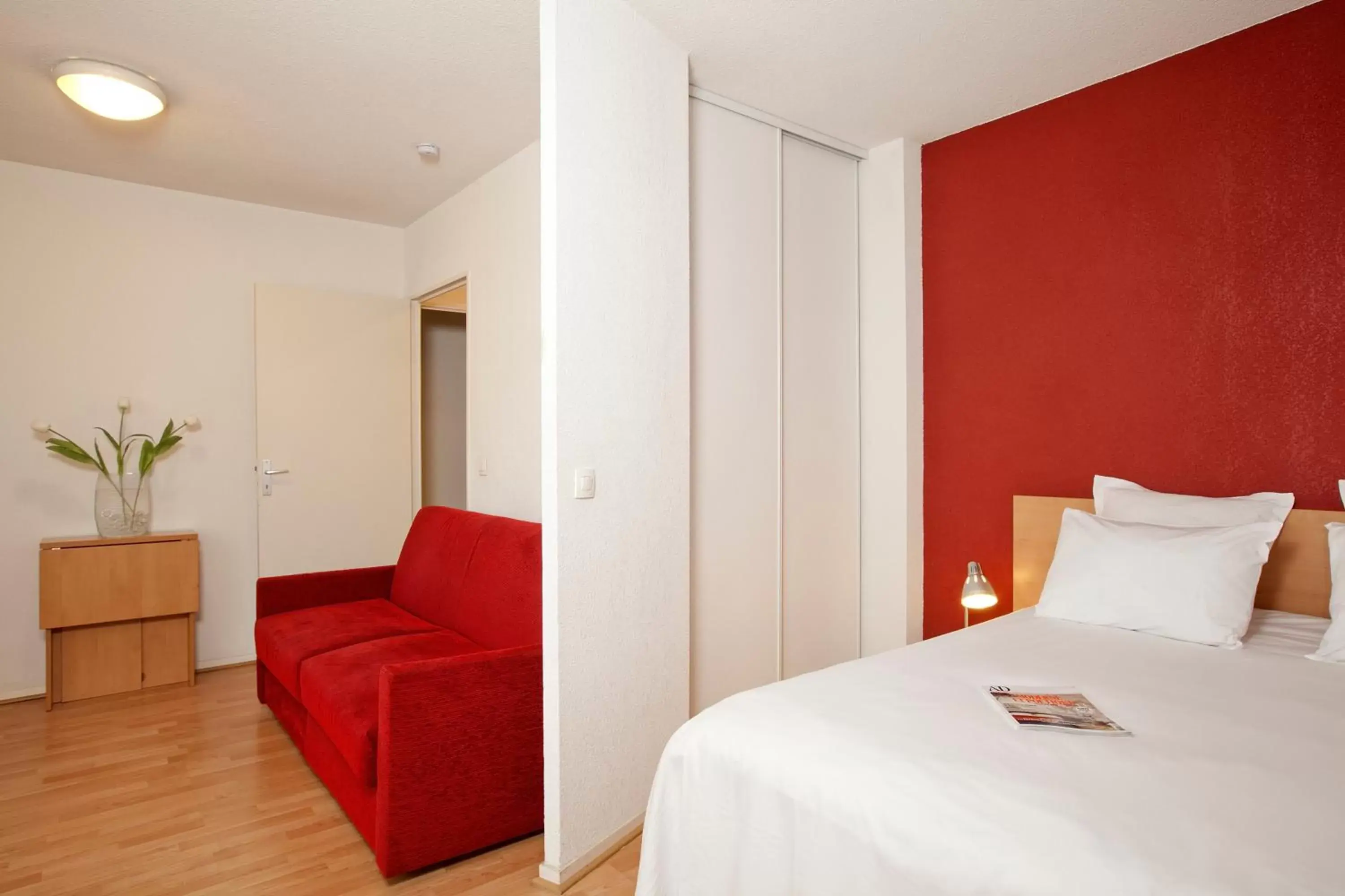 Bedroom, Bed in Séjours & Affaires Paris-Nanterre
