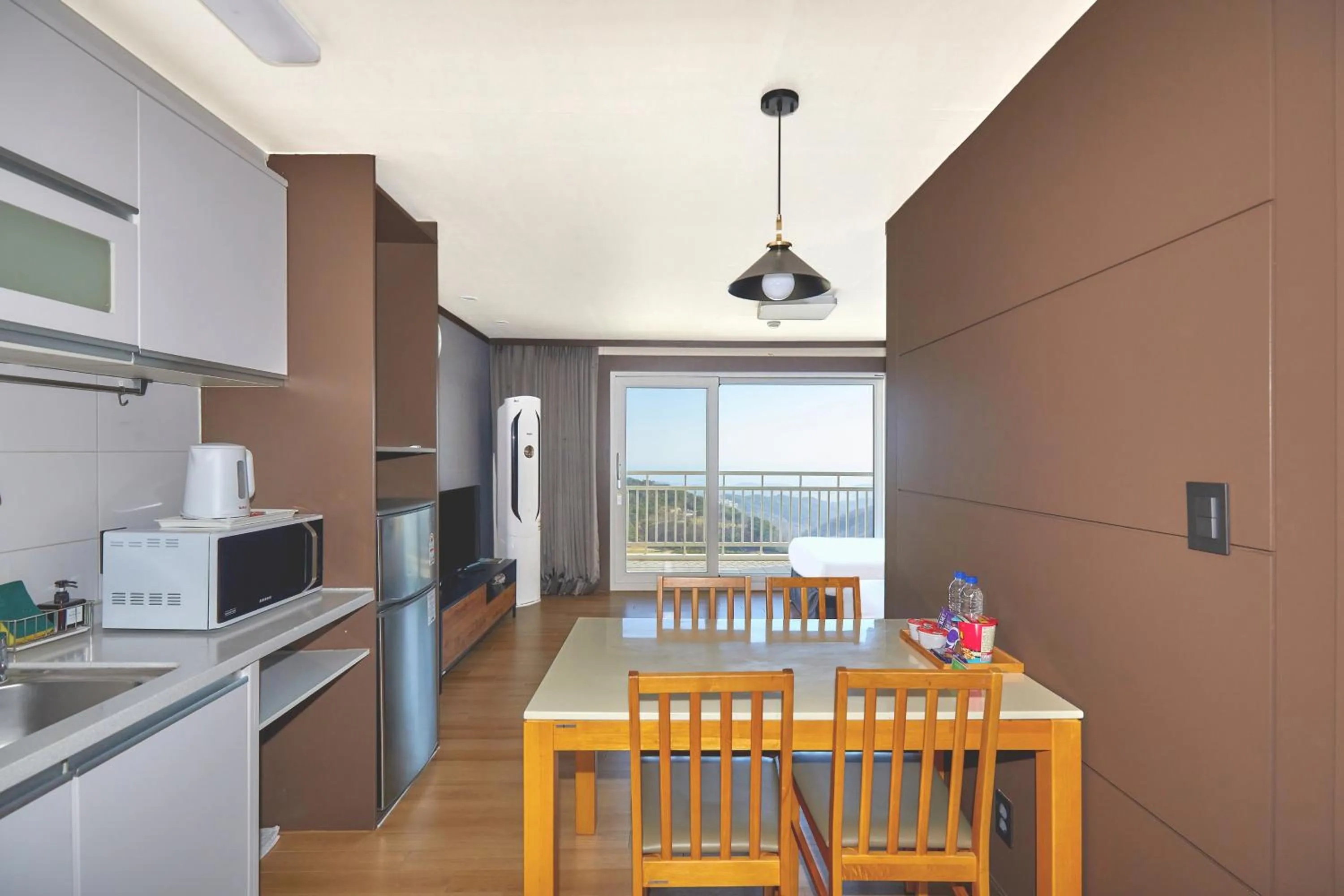 Kitchen or kitchenette in Gyeongju Mauna Ocean Resort