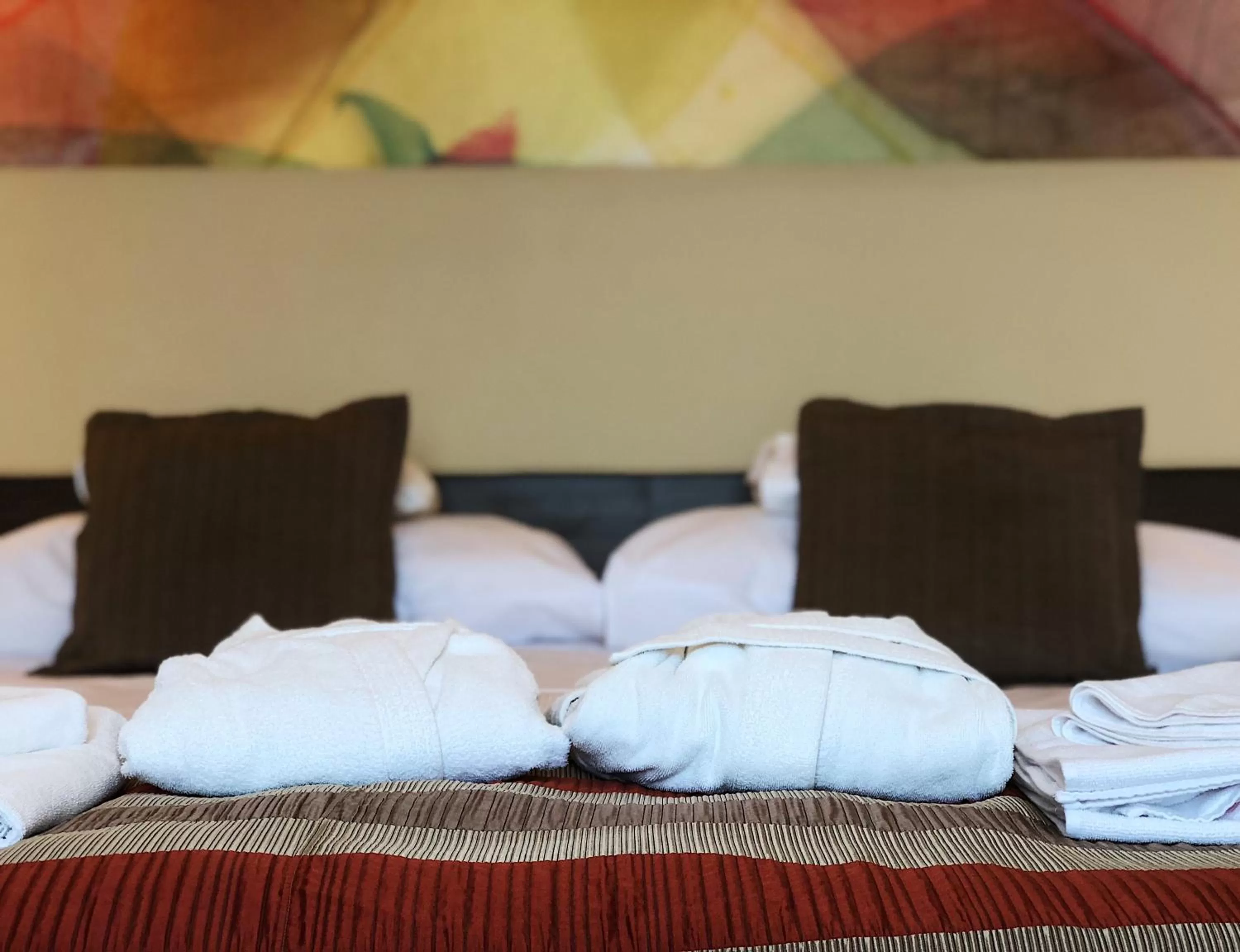 Bed in Harmónia Hotel Sárvár