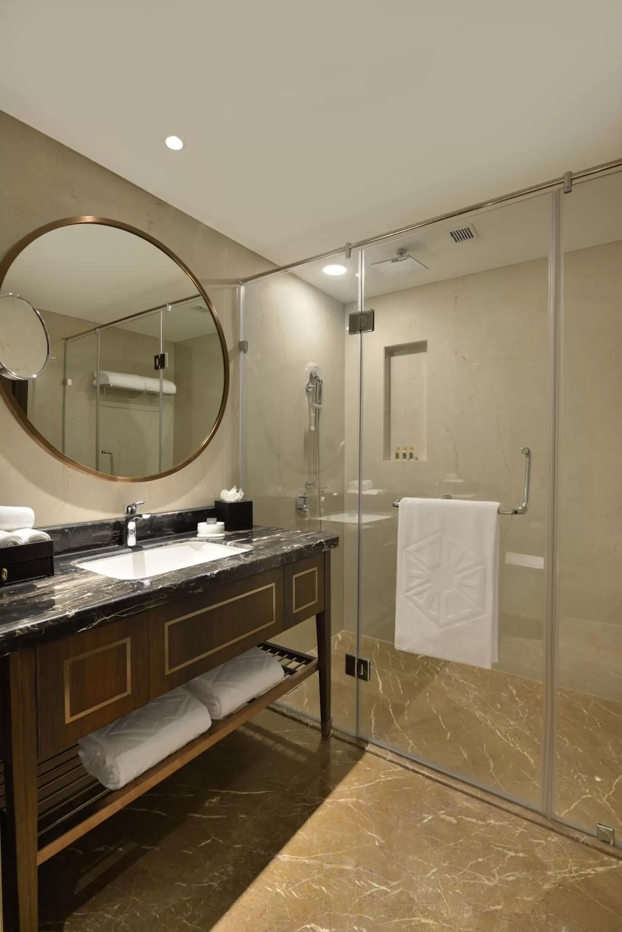 Bathroom in Taj Skyline Ahmedabad