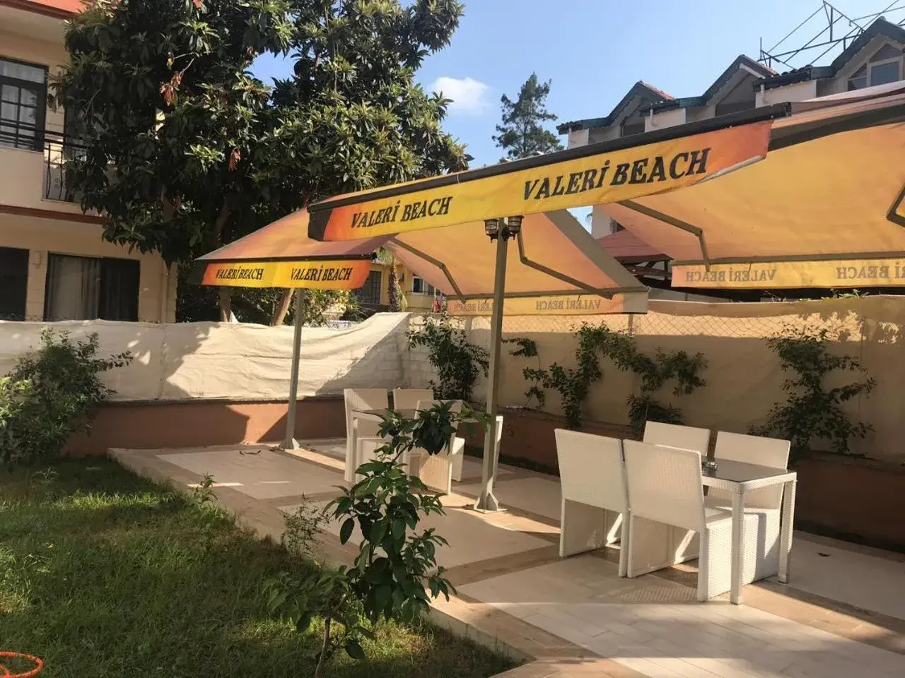 Patio, Property Building in Valeri Beach Hotel