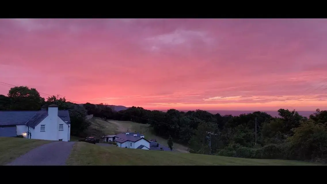 Sunset in Bryn Goleu Bed & Breakfast