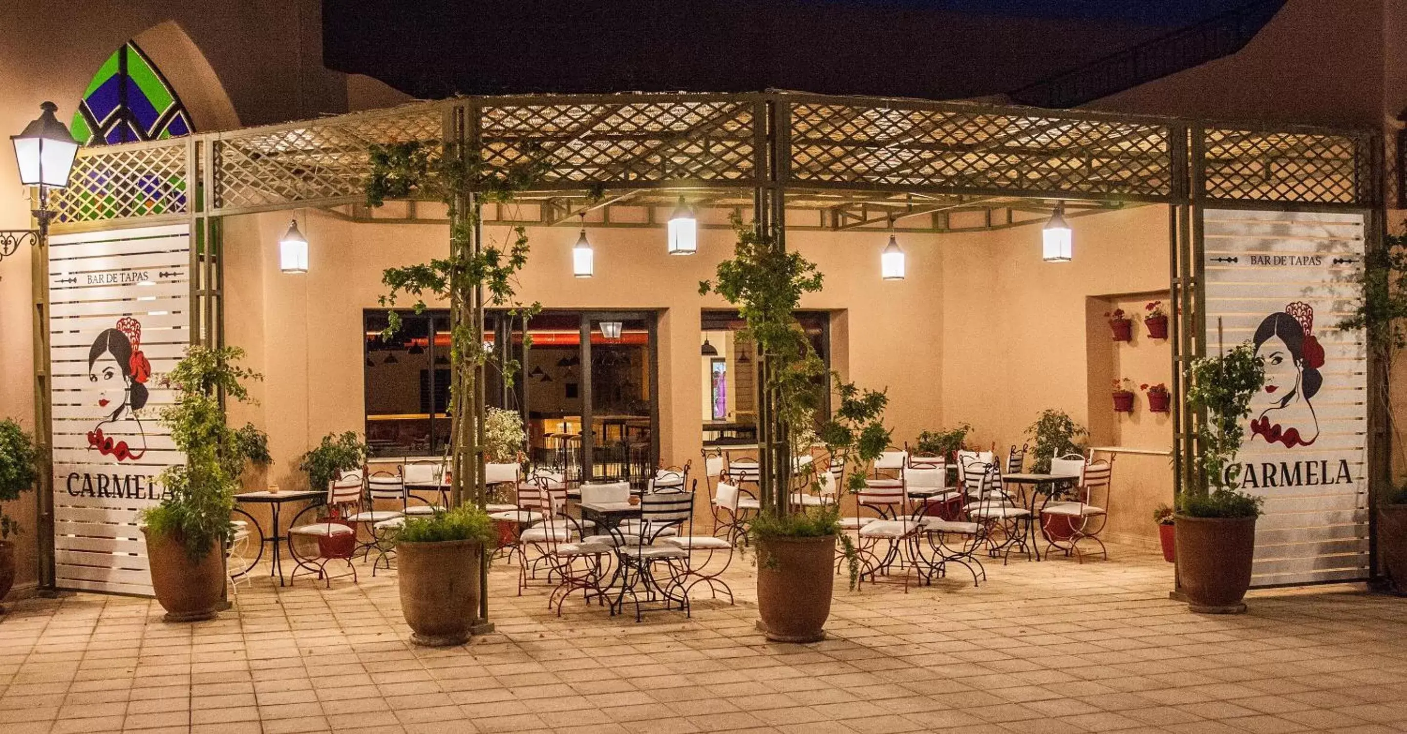 Patio, Restaurant/Places to Eat in Marrakech Ryads Parc All inclusive