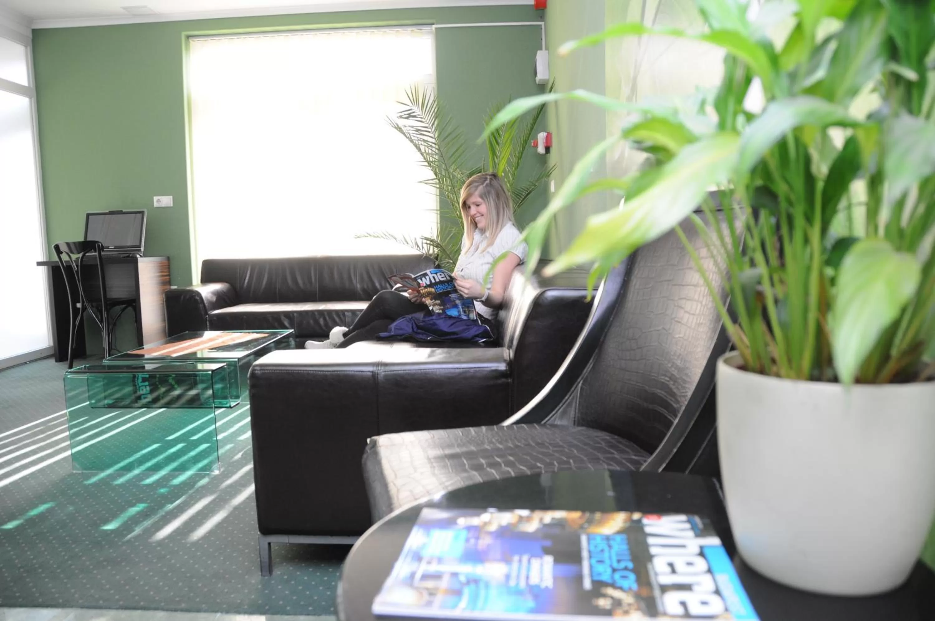 Lobby or reception in Green Hotel Budapest