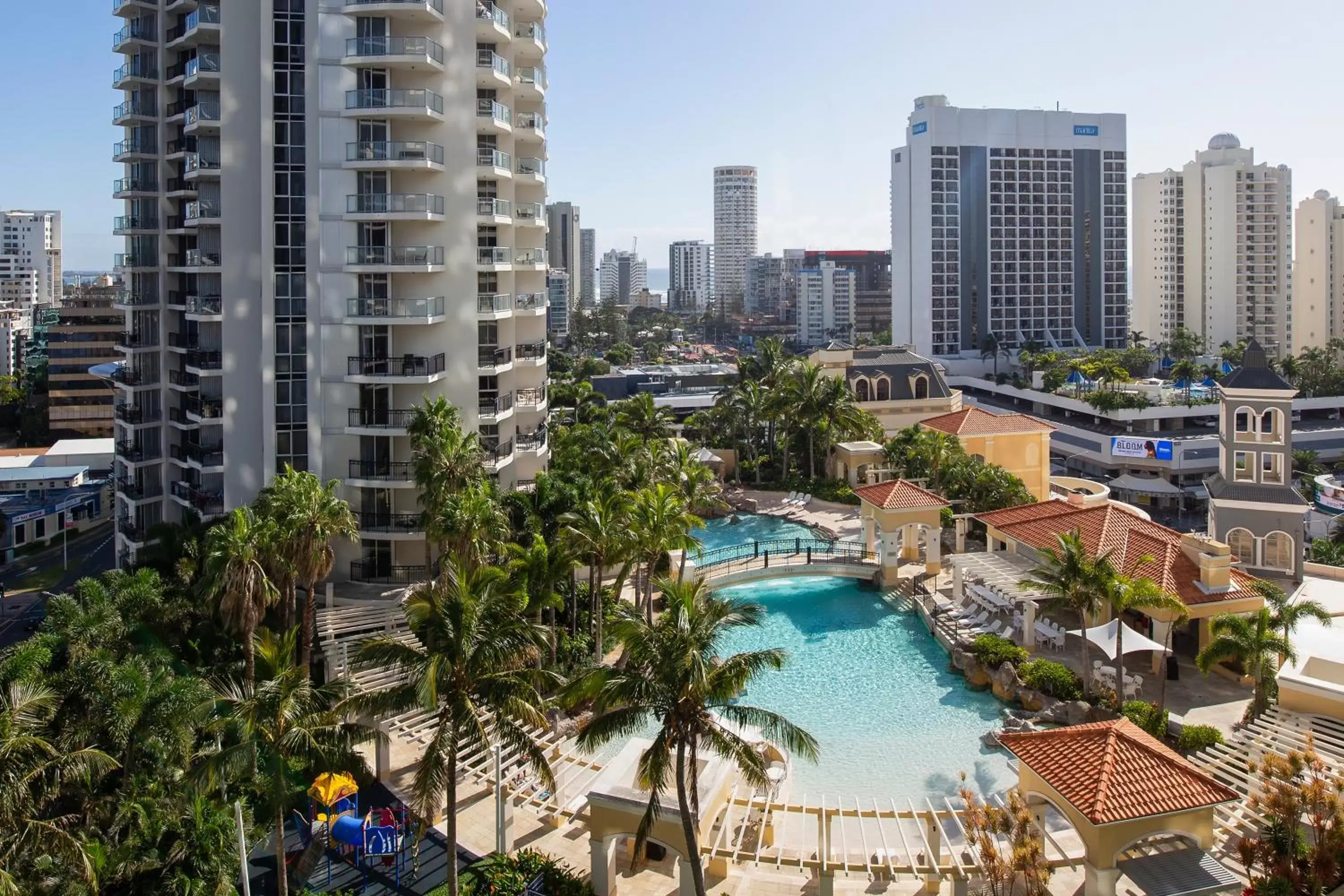 Swimming pool, Pool View in Mantra Towers of Chevron