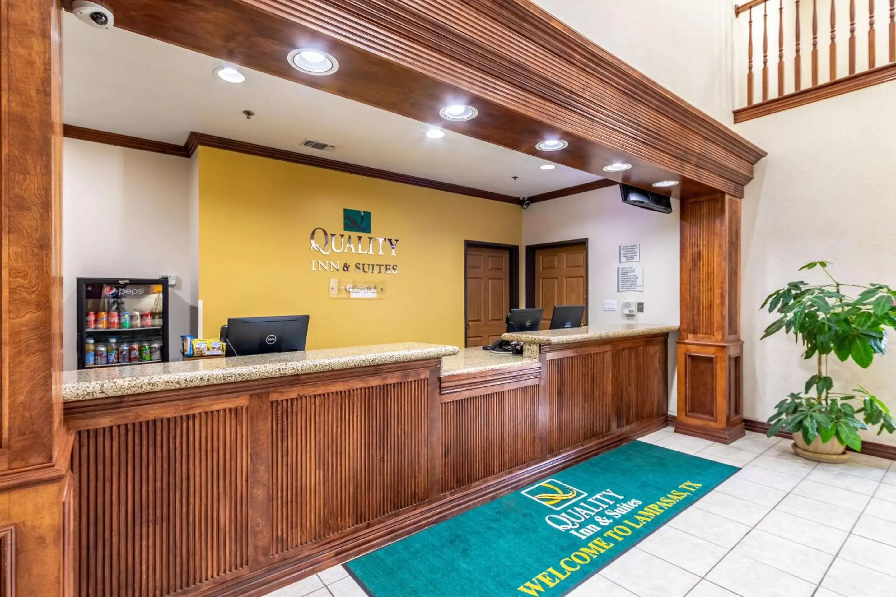 Lobby or reception in Quality Inn & Suites Lampasas Lobby or reception in Quality Inn & Suites Lampasas