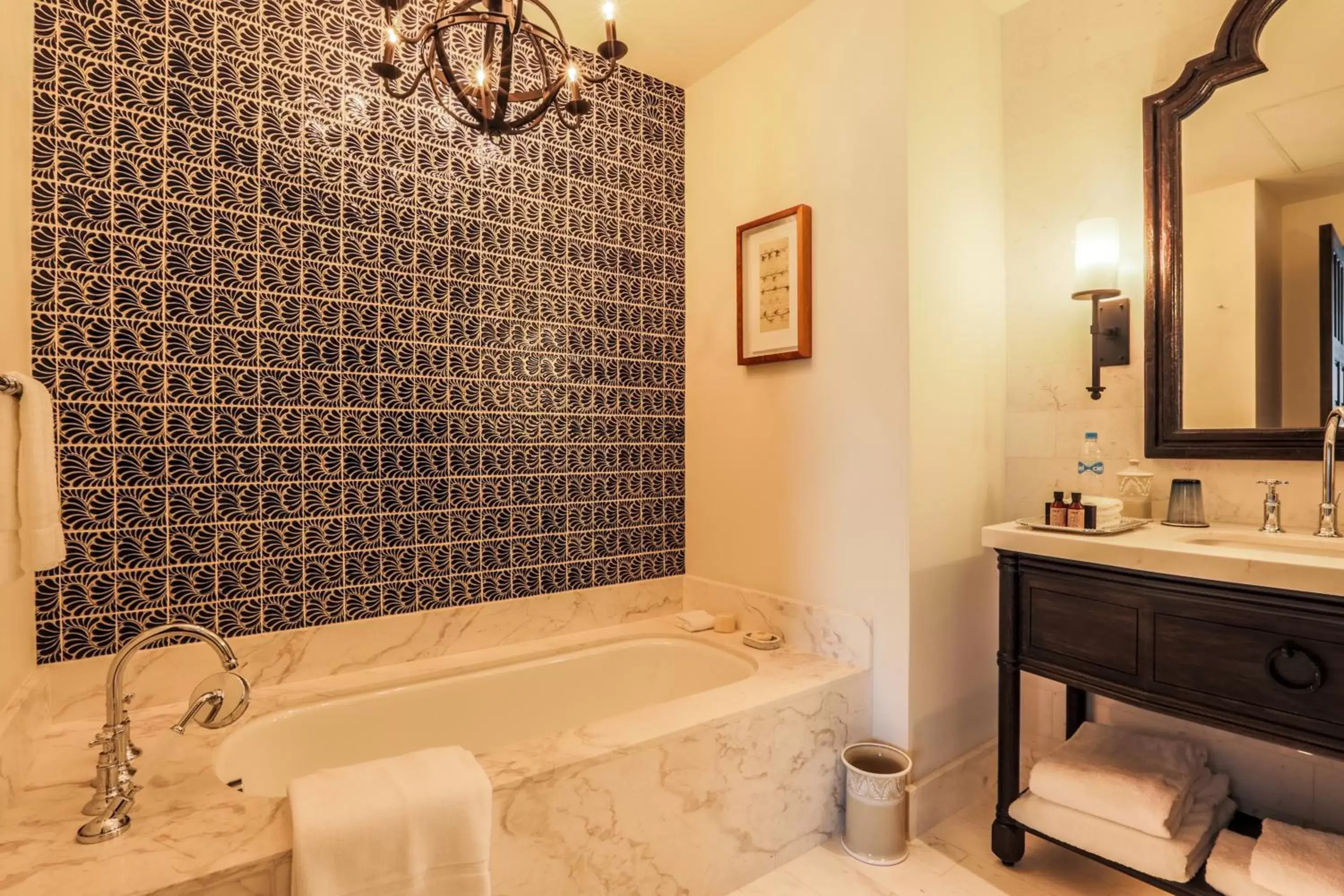 Bathroom in Banyan Tree Puebla