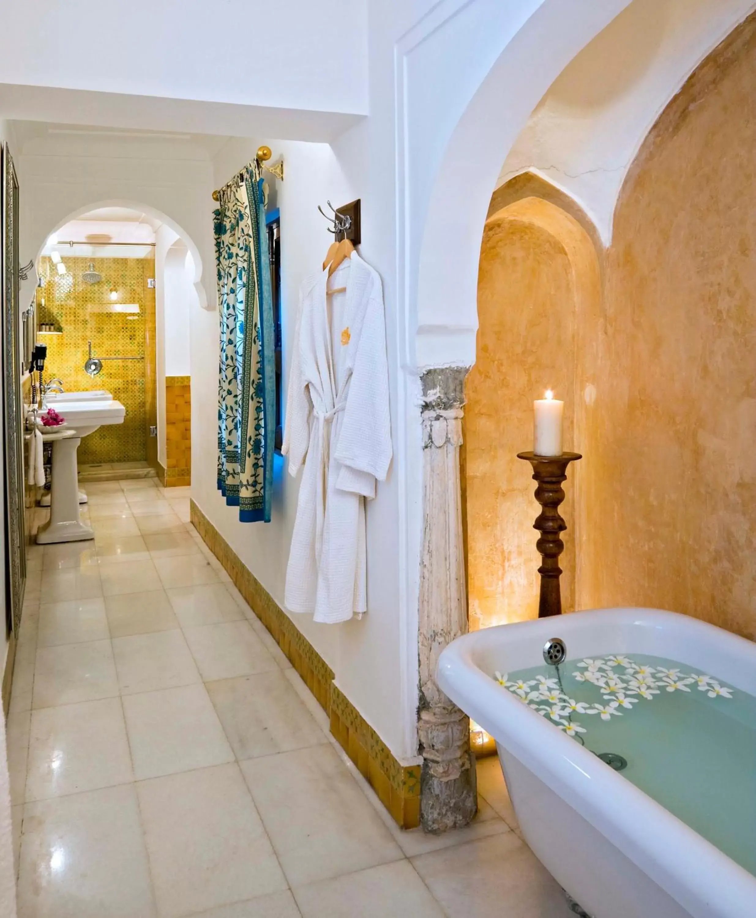 Shower, Bathroom in Samode Haveli