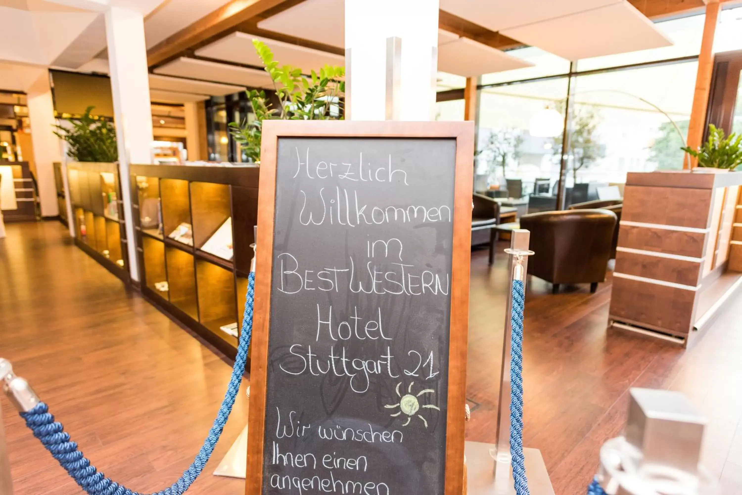 Lobby or reception in Hotel Stuttgart 21