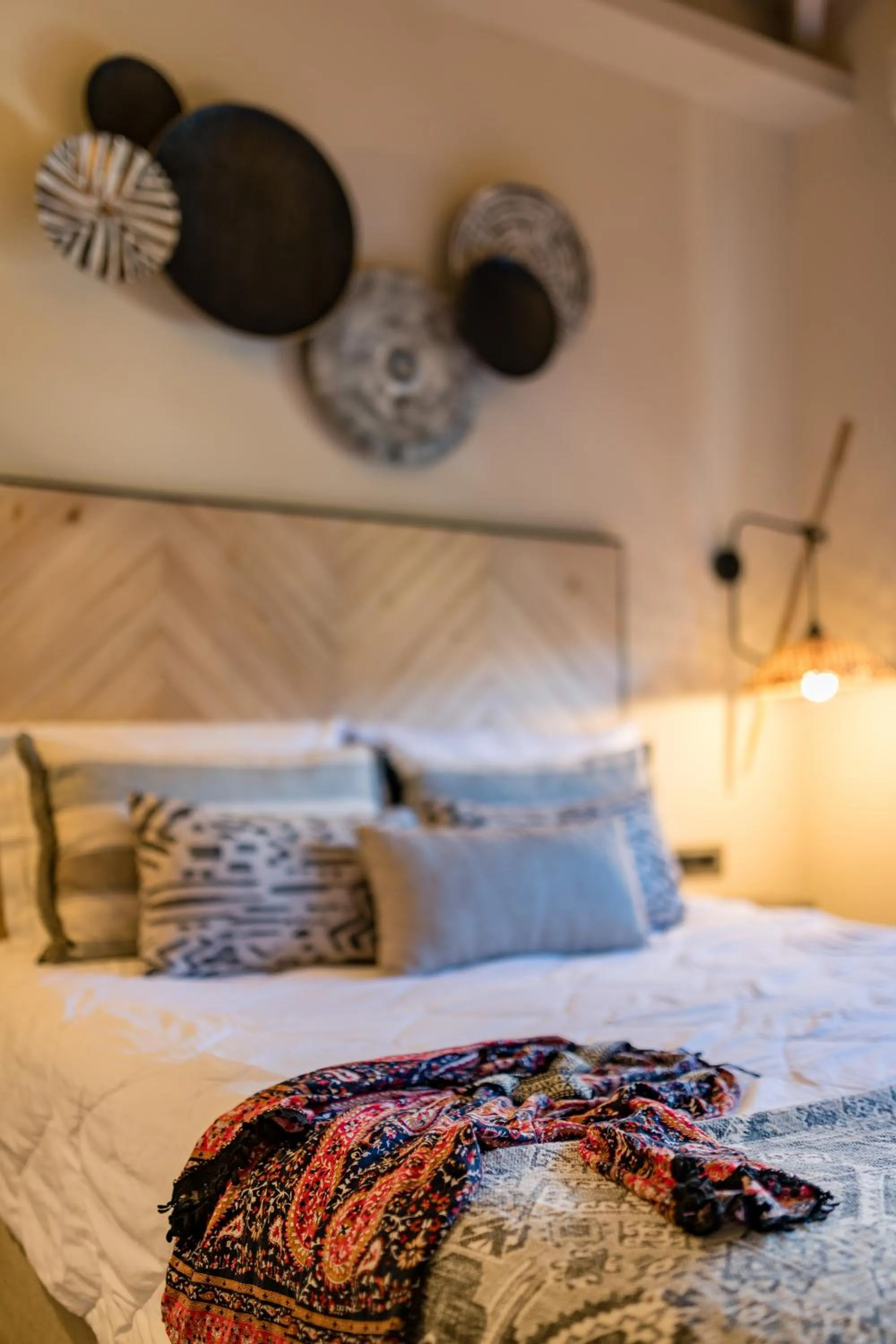 Bedroom, Bed in Anthemion Suites and Villas